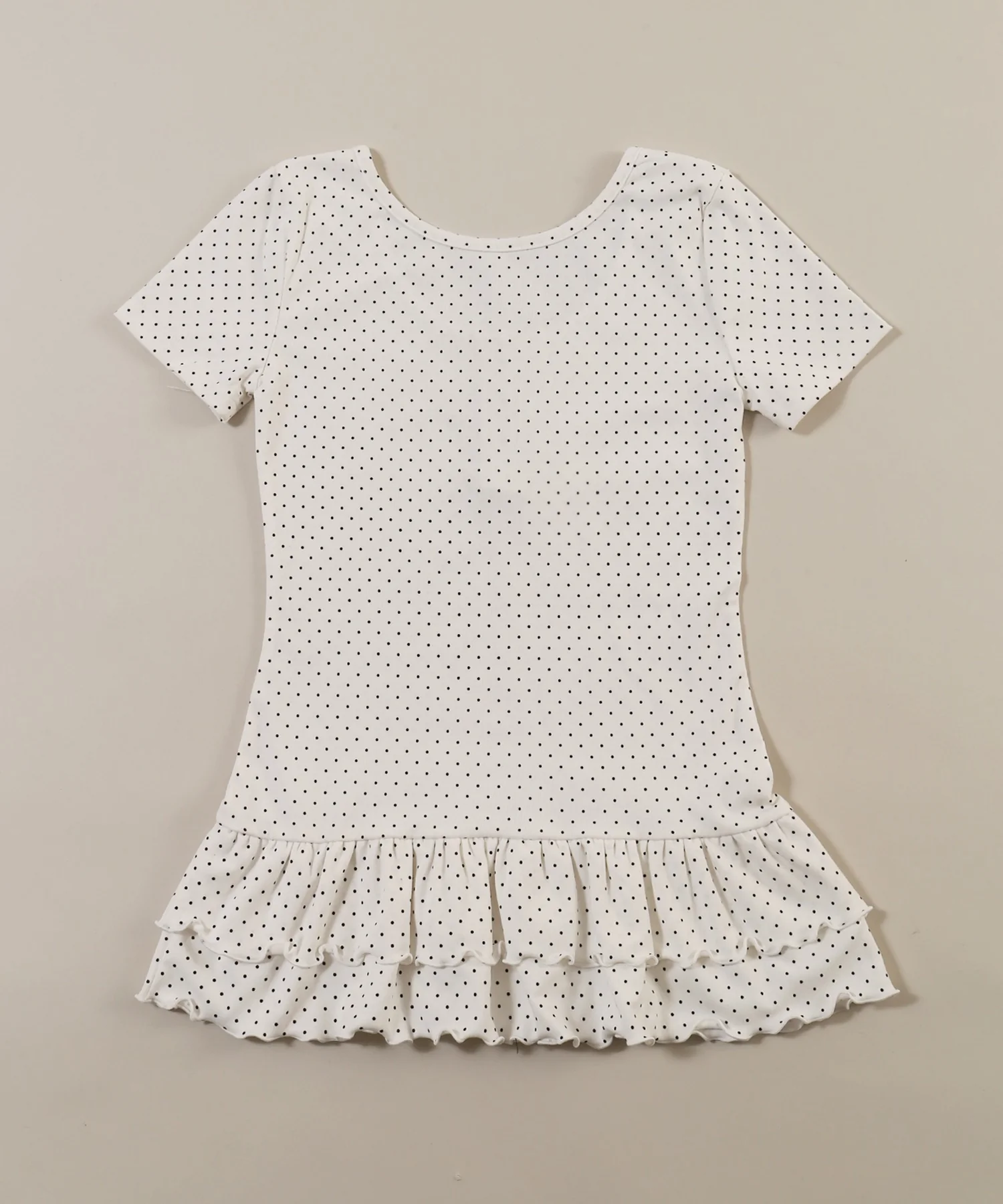 ヘムフリルドット半袖トップス - Image 13