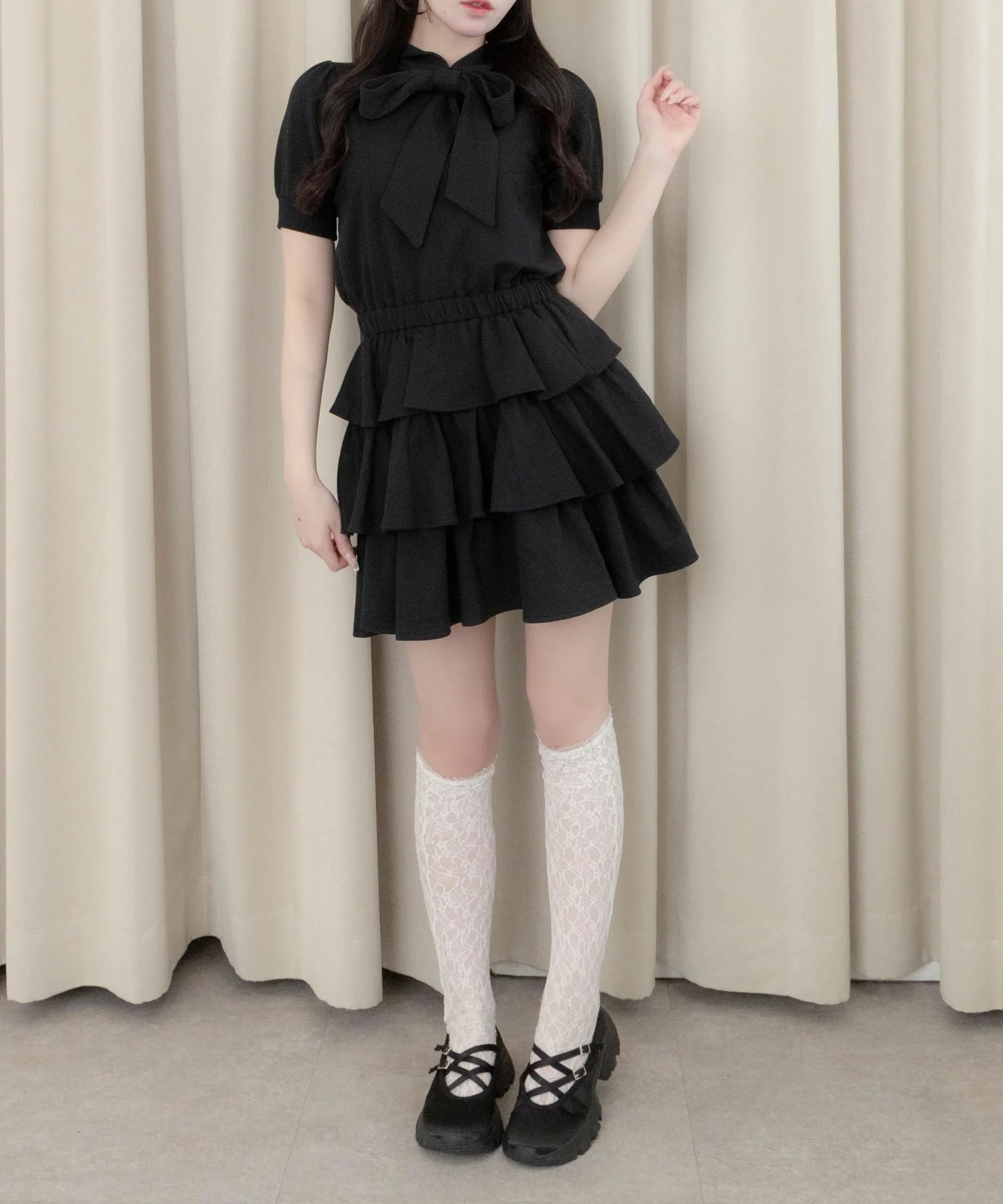 ビッグリボンティアードワンピース - Image 20