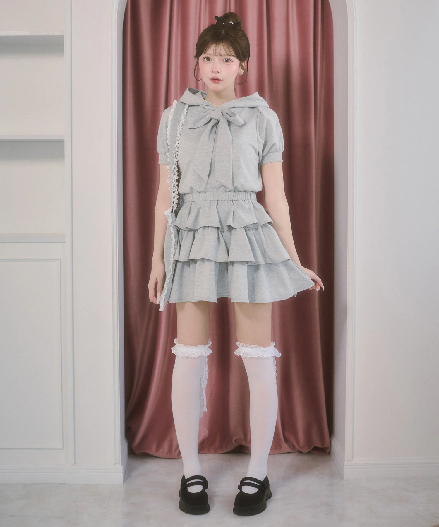 ビッグリボンティアードワンピース - Image 6