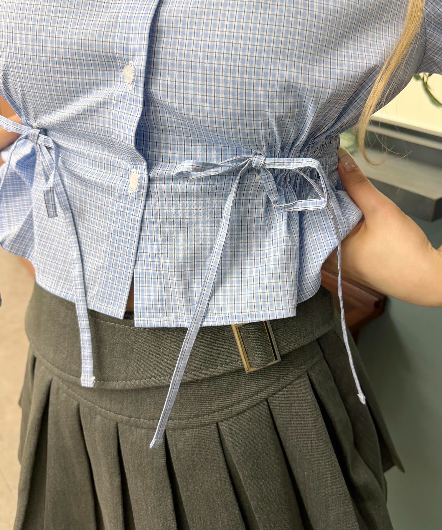 ウエストリボンブラウス - Image 8
