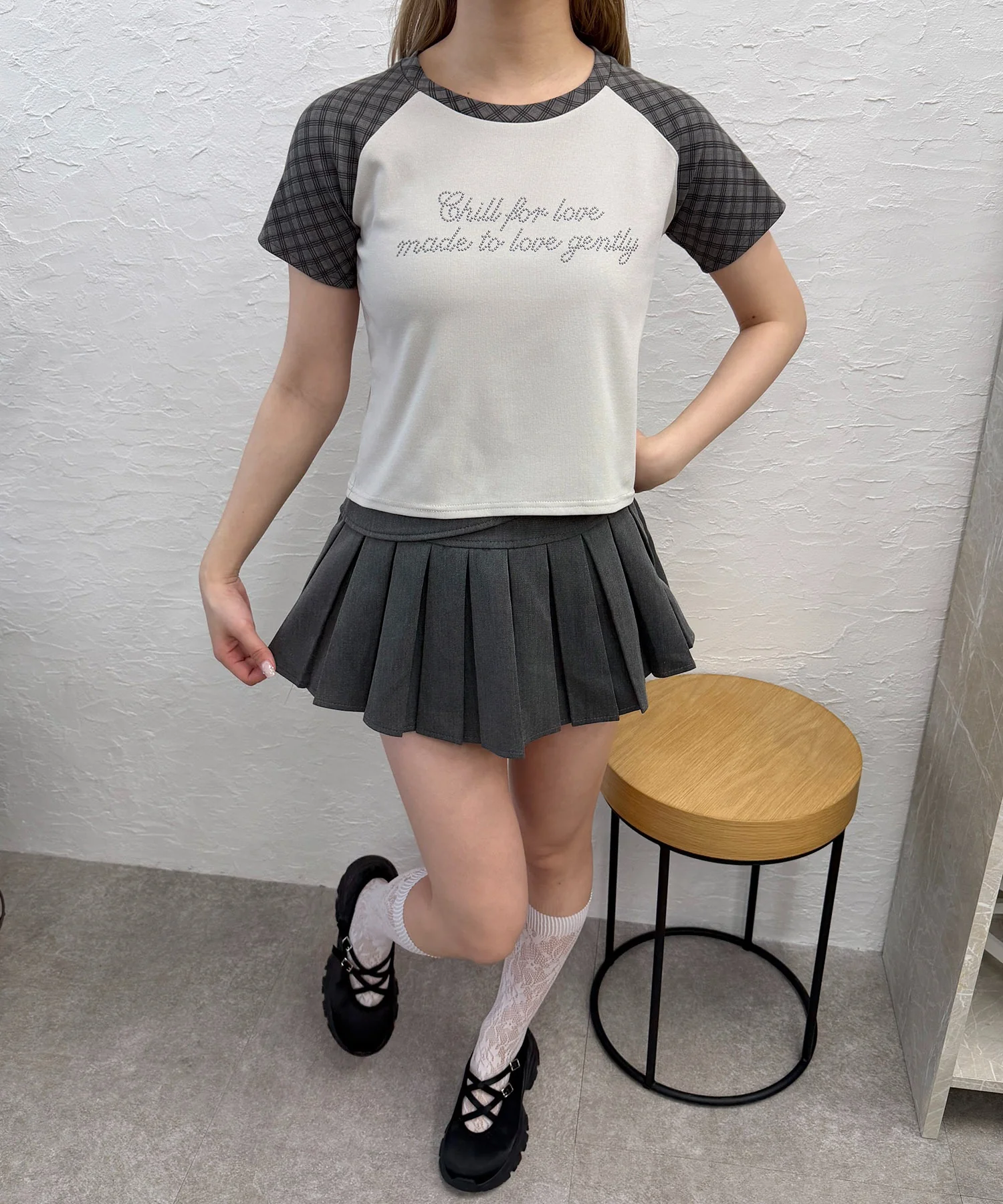 ローウエストデザインミニスカート - Image 6