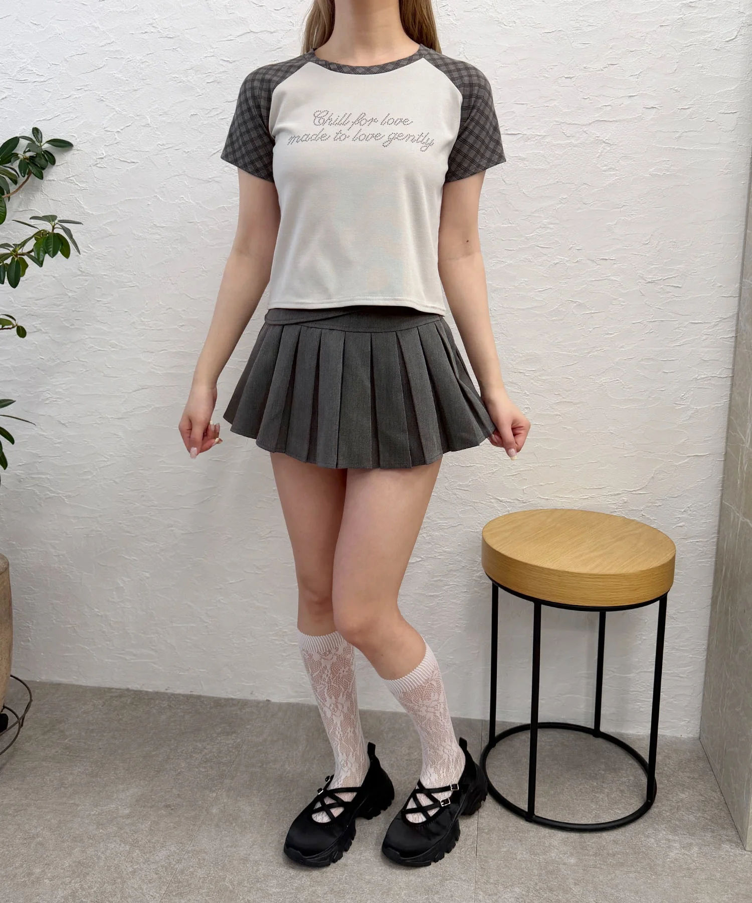 ローウエストデザインミニスカート - Image 7
