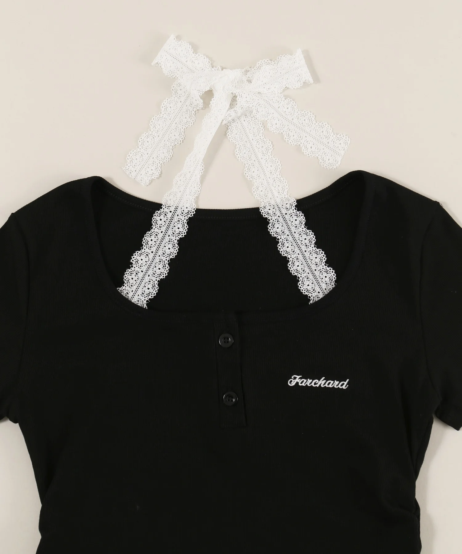 レースチョーカードッキングTシャツ - Image 15