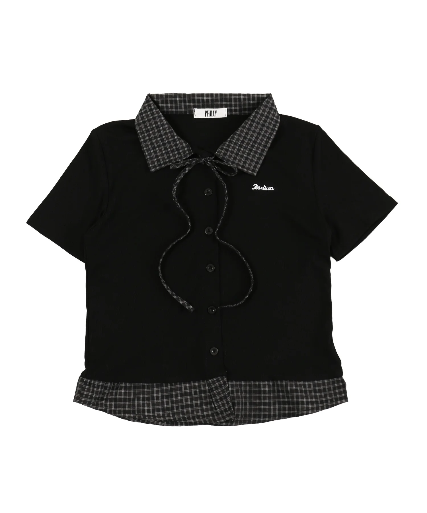 リボンブラウスドッキングTシャツ - Image 16