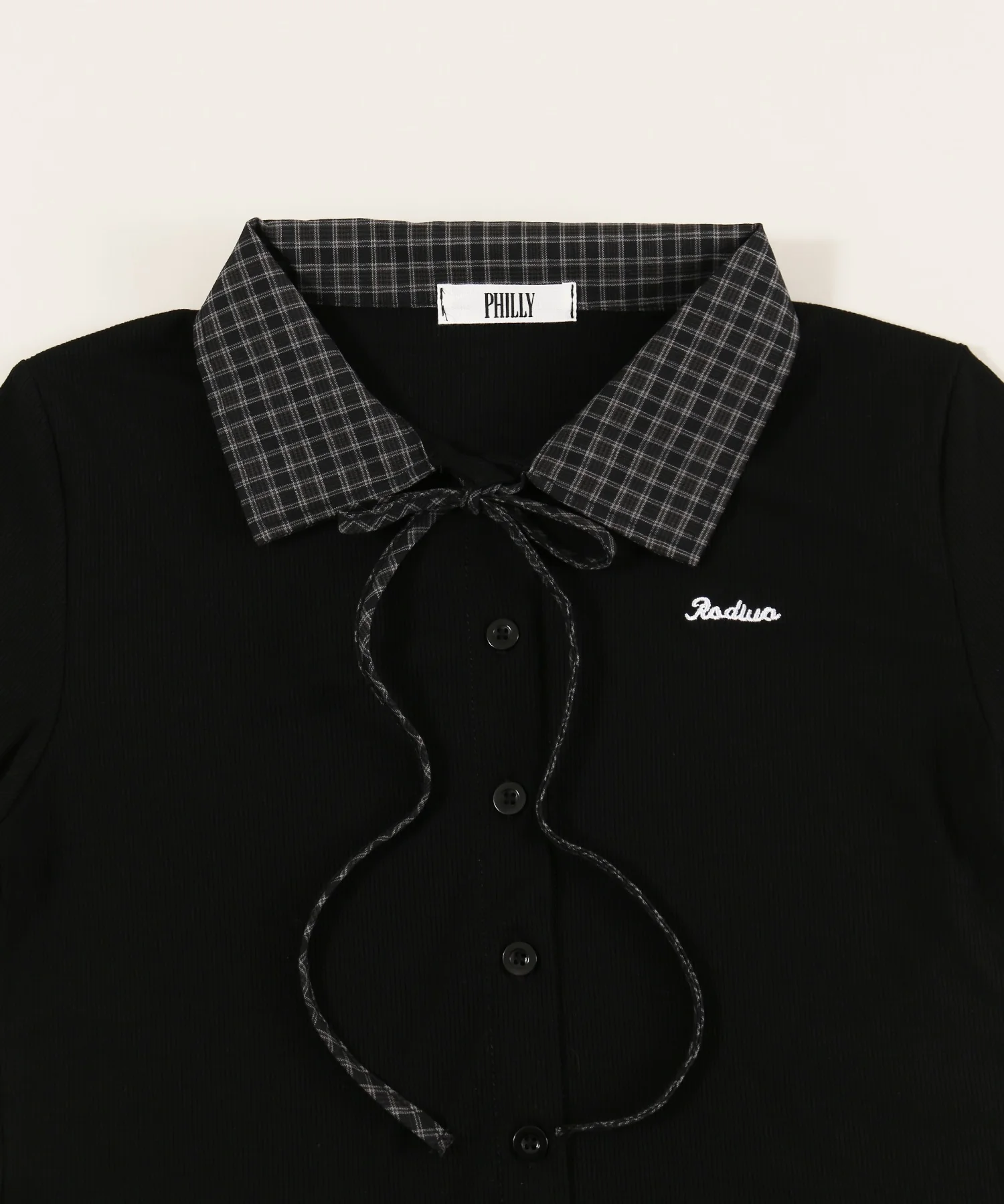 リボンブラウスドッキングTシャツ - Image 18
