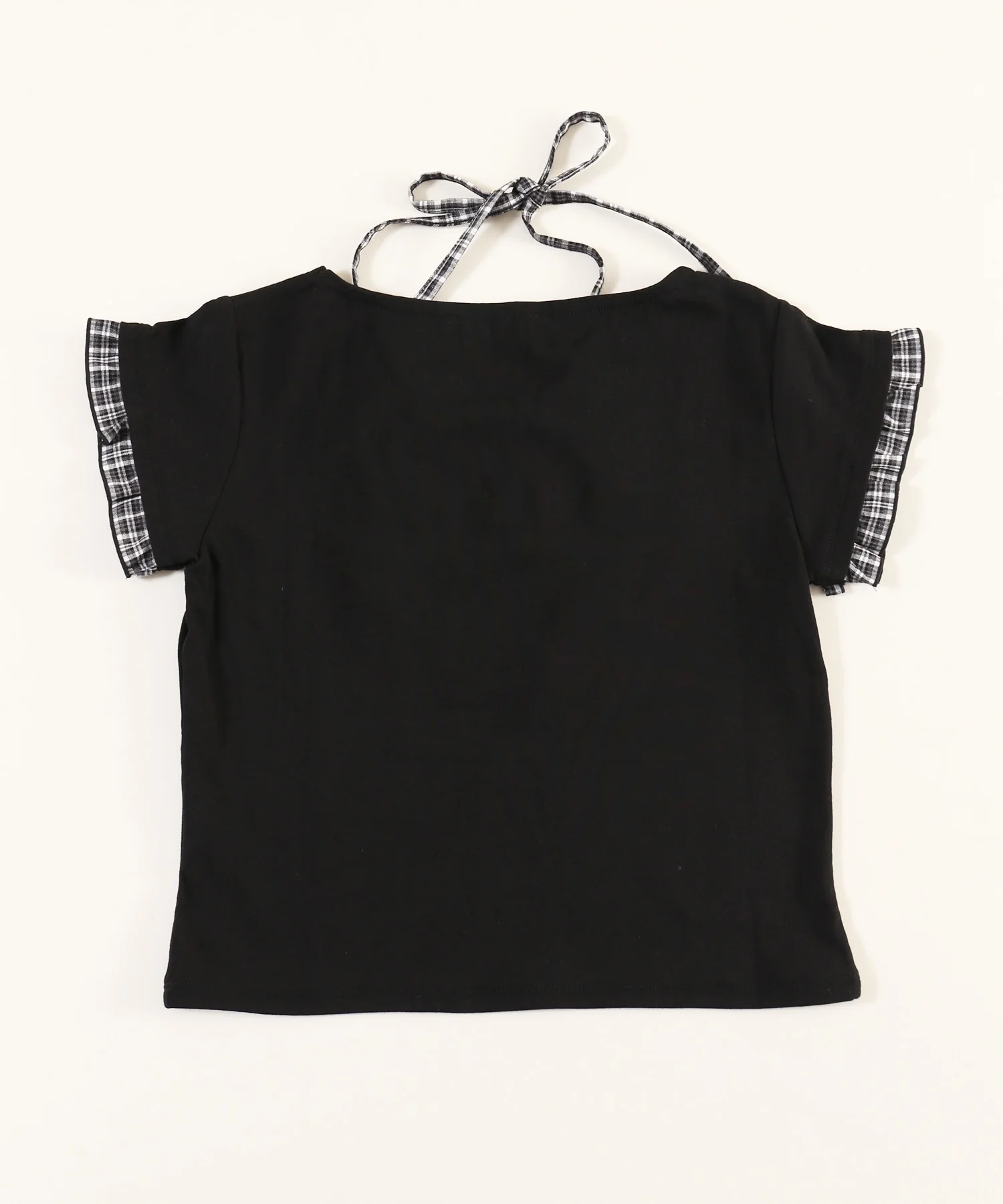 チェックレイヤードチョーカーTシャツ - Image 27