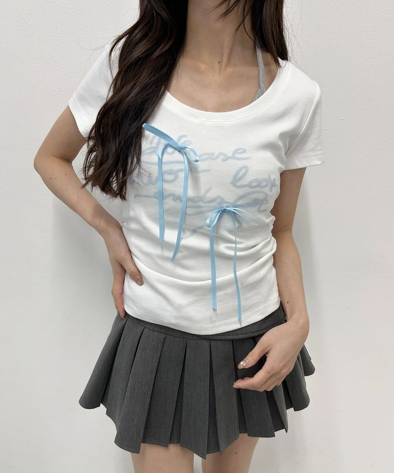 メッセージリボンTシャツ - Image 2