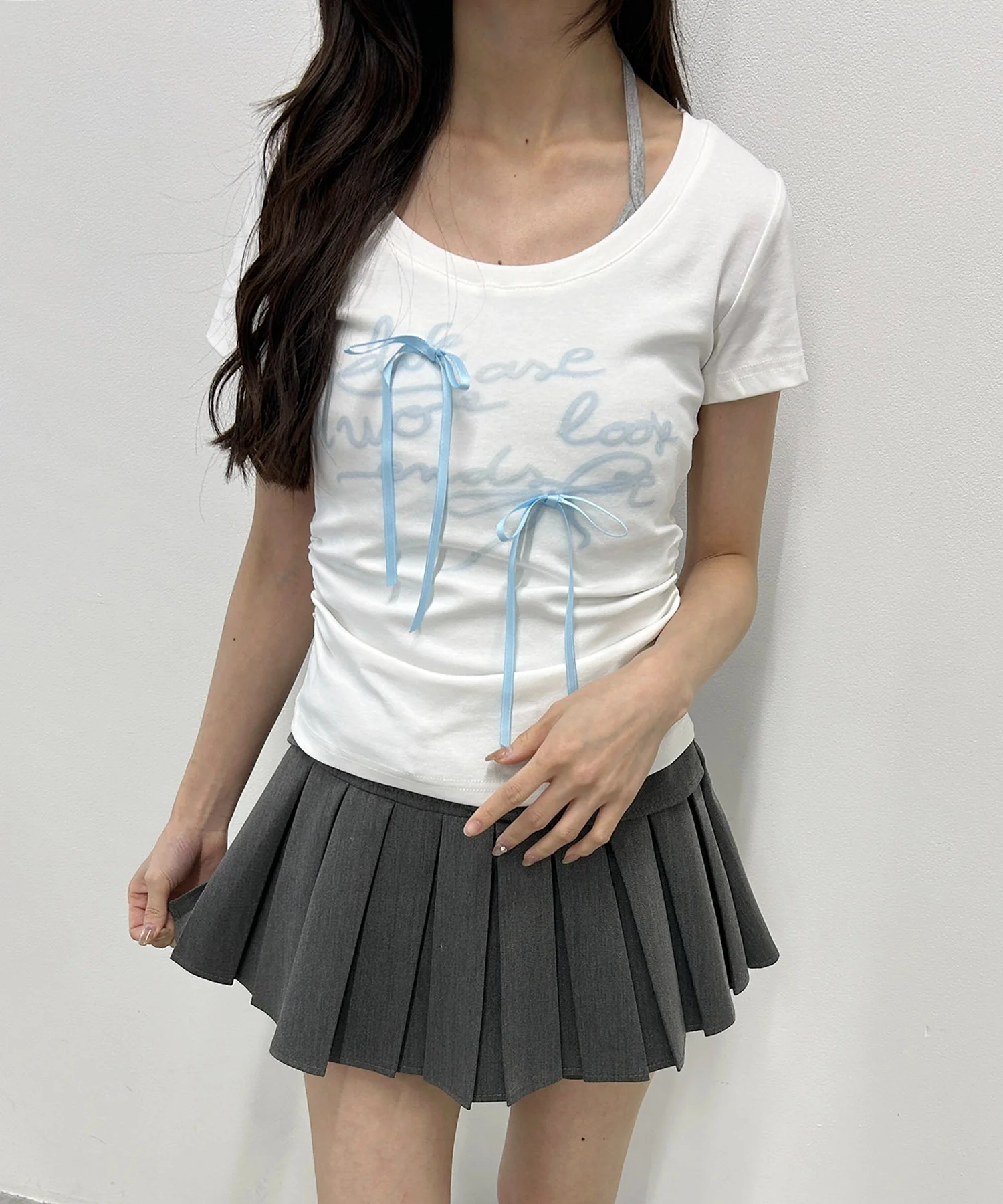 メッセージリボンTシャツ - Image 3