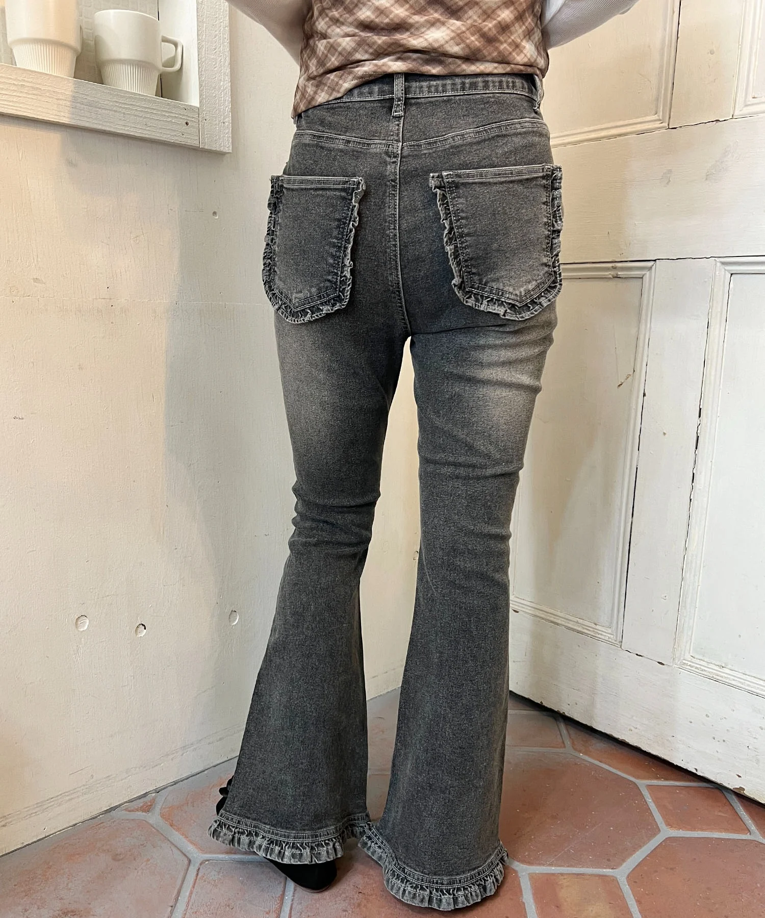 フリルデザインフレアパンツ - Image 12