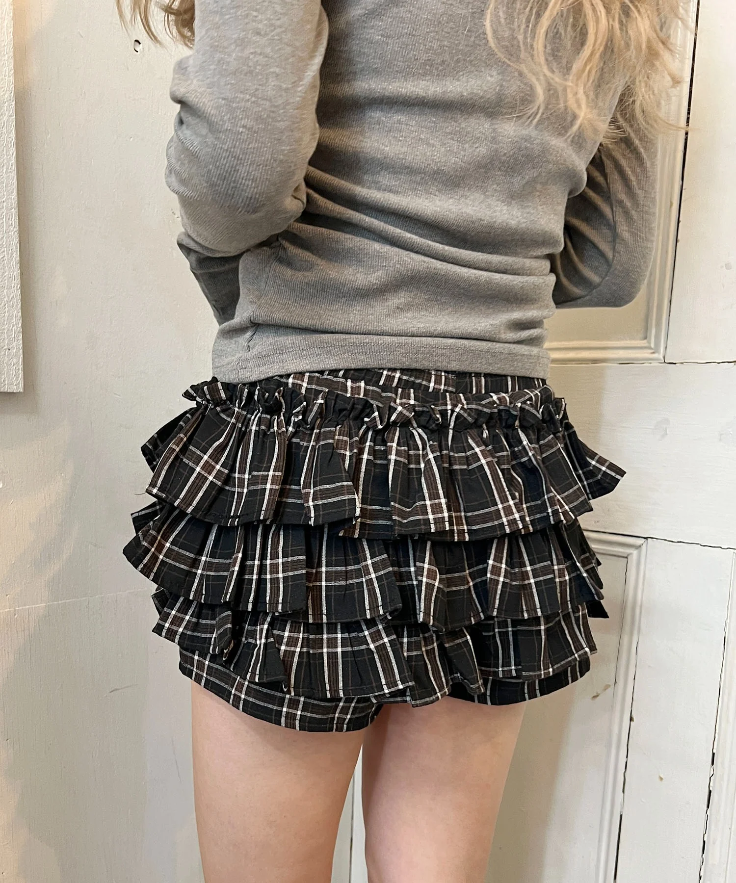 フリルチェックショートパンツ - Image 11