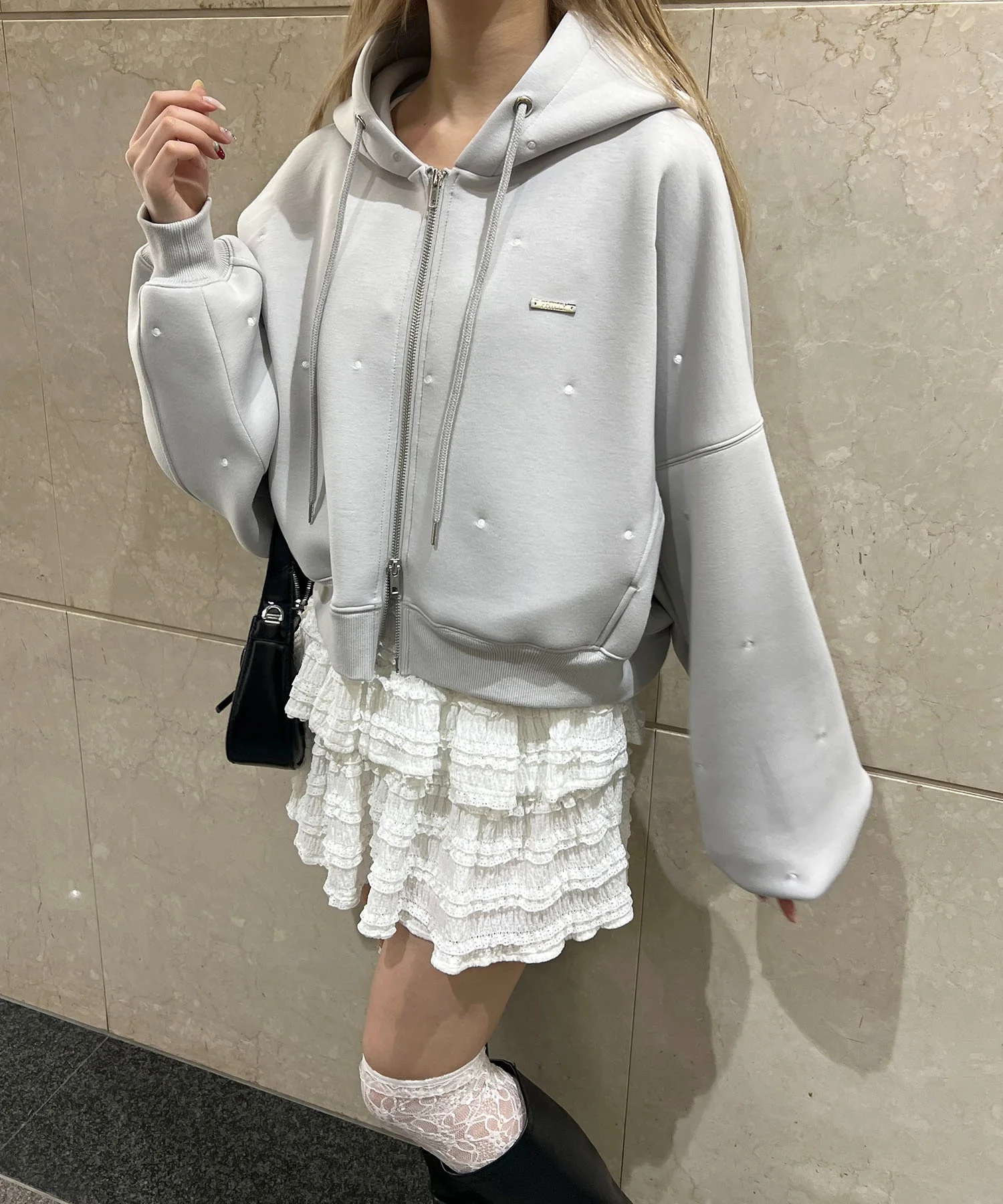 ドットダンボールニットパーカー - Image 15