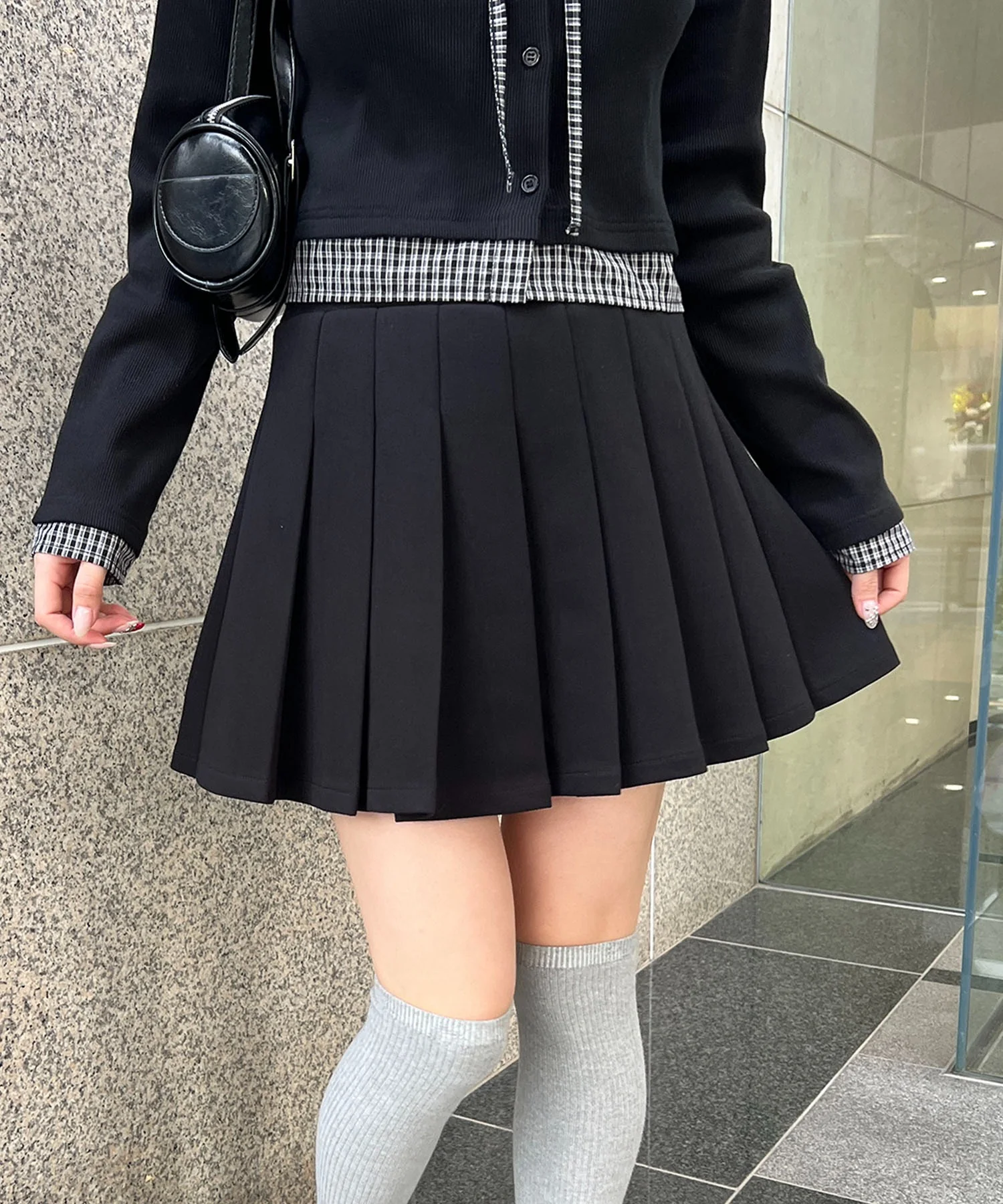 ダンボールニットプリーツスカート - Image 3