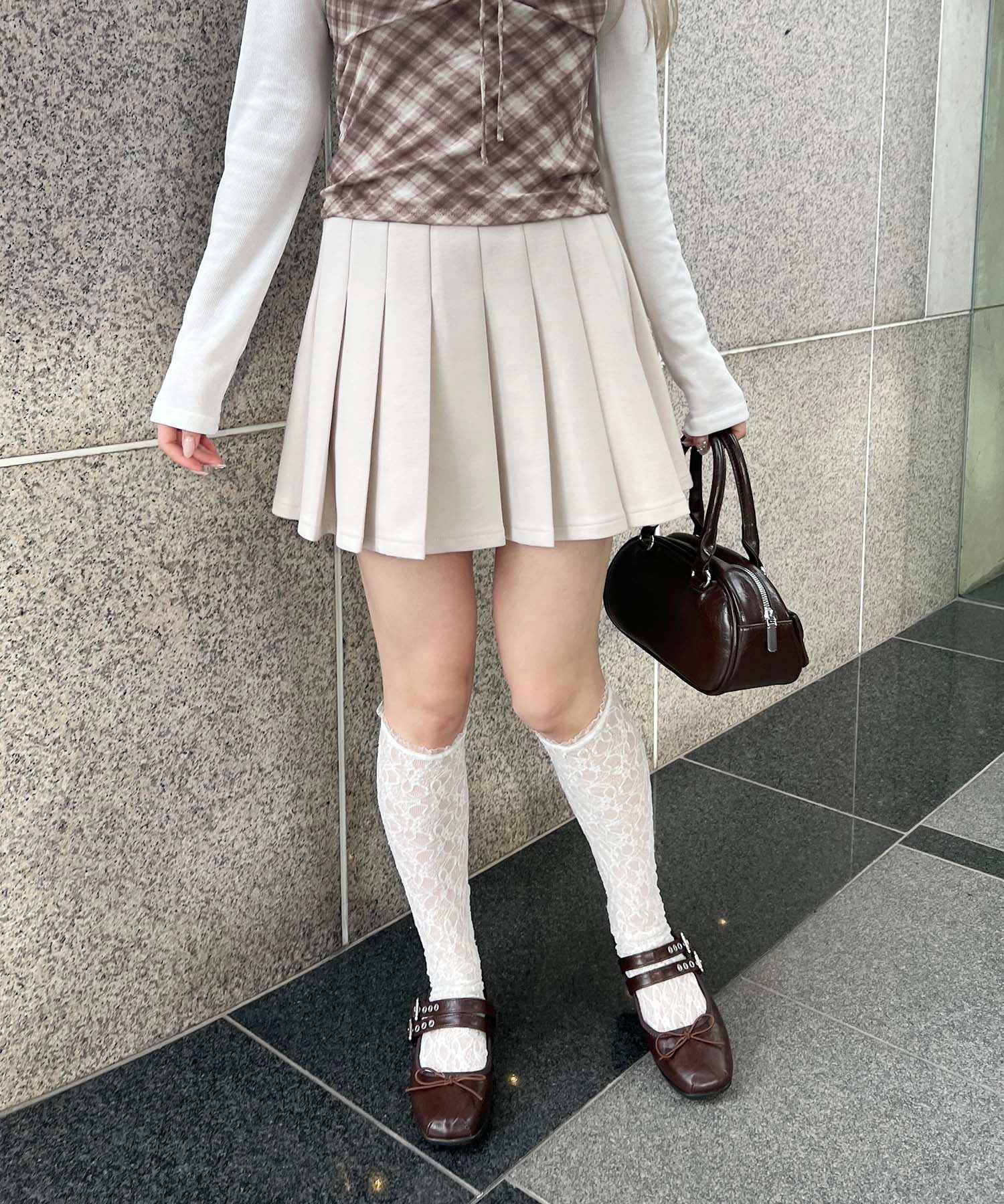 ダンボールニットプリーツスカート - Image 6
