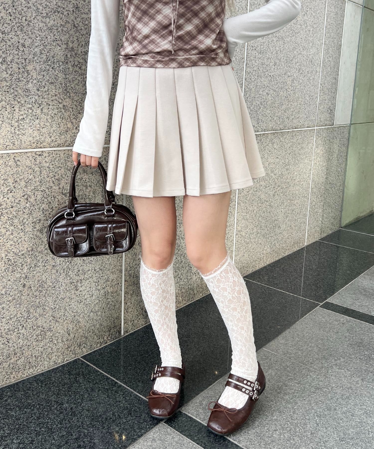ダンボールニットプリーツスカート - Image 7