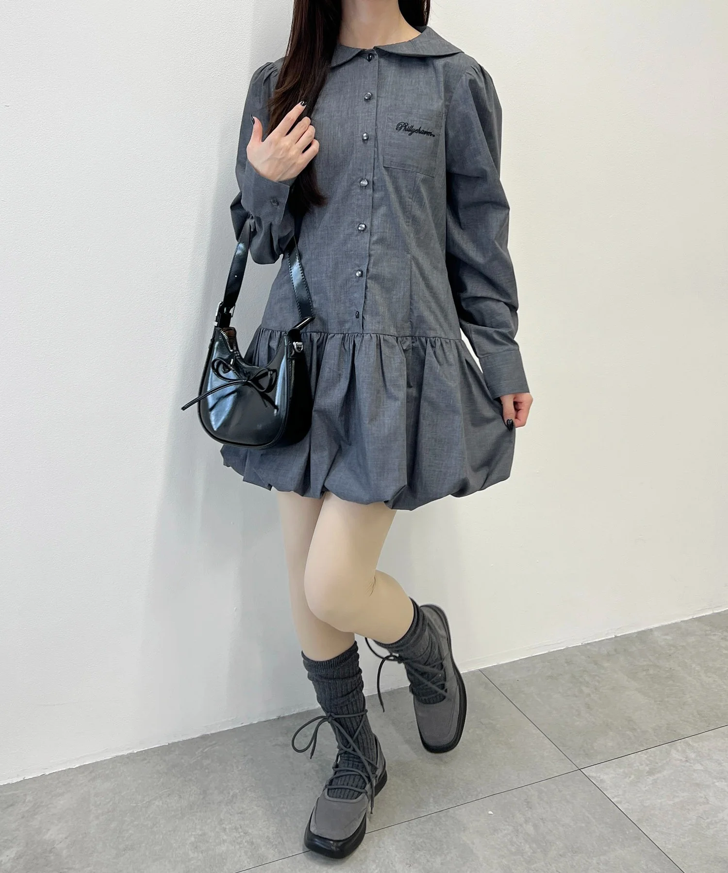 バルーンミニシャツワンピース - Image 11