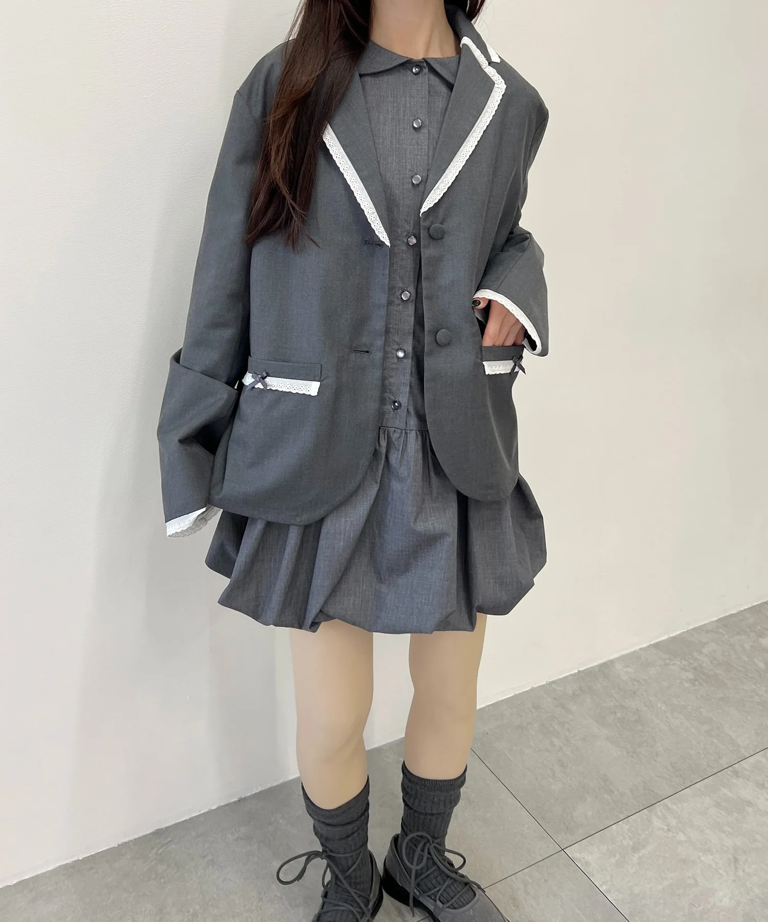 バルーンミニシャツワンピース - Image 13