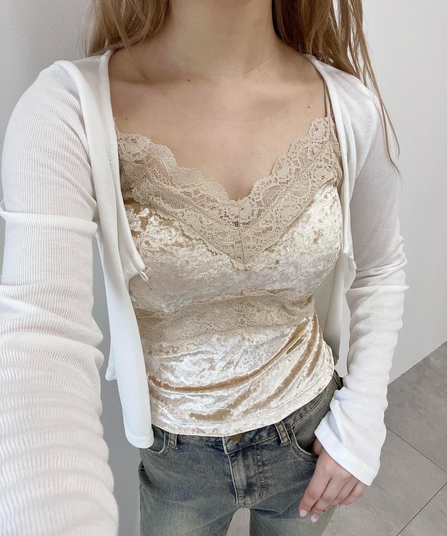 カップインベロアキャミ - Image 2