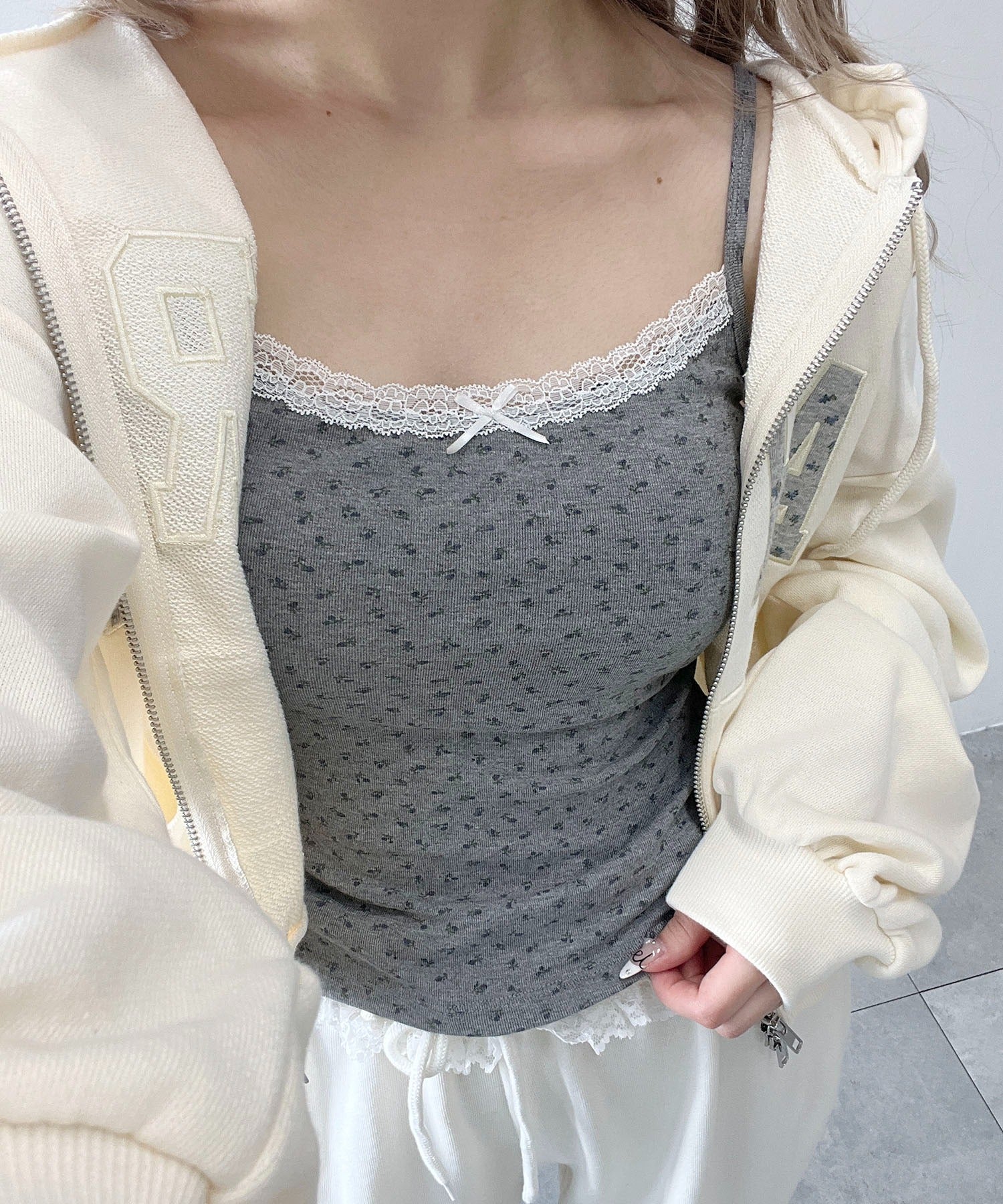 小花柄キャミソール - Image 7