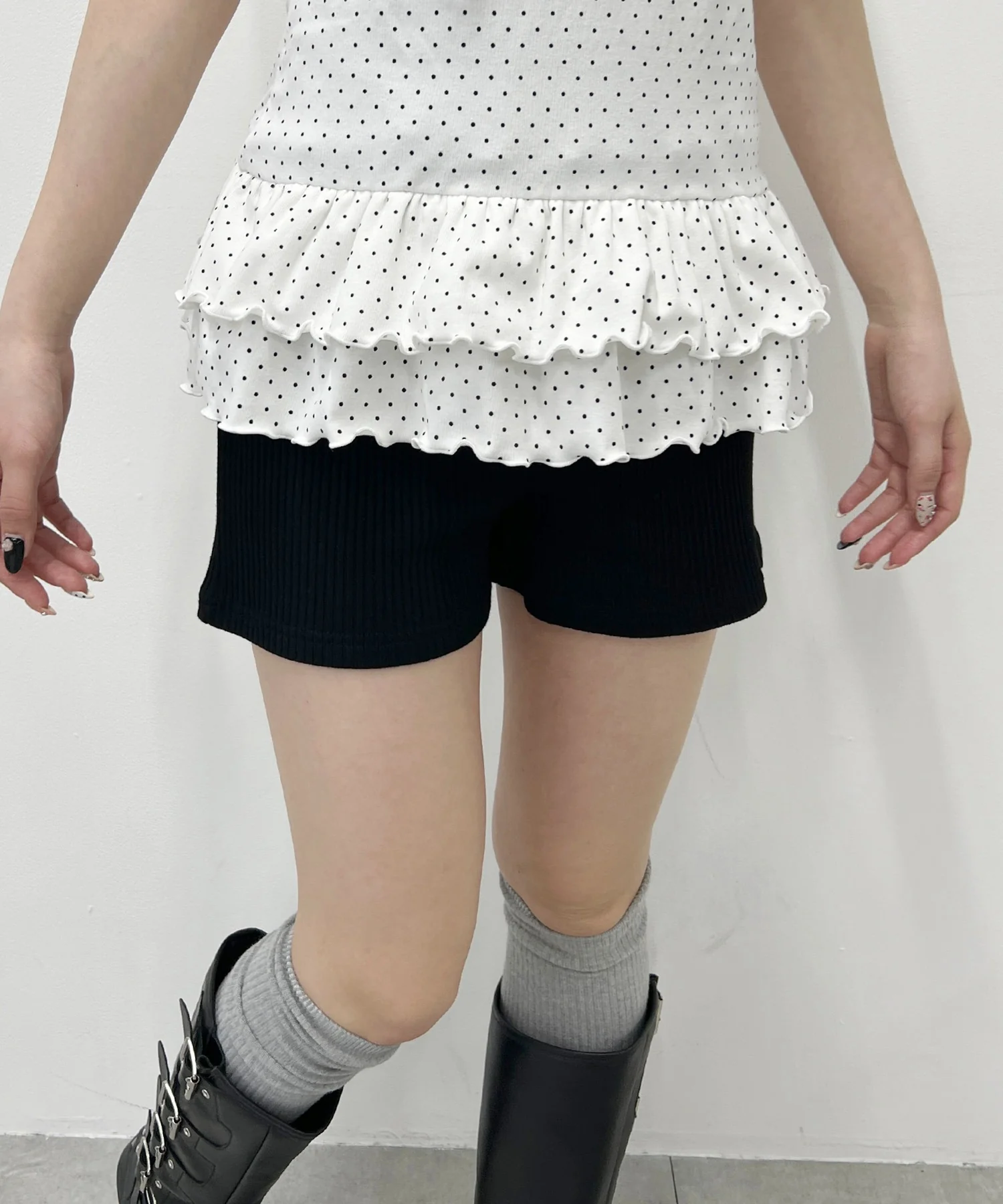 コンパクトリブショートパンツ - Image 15