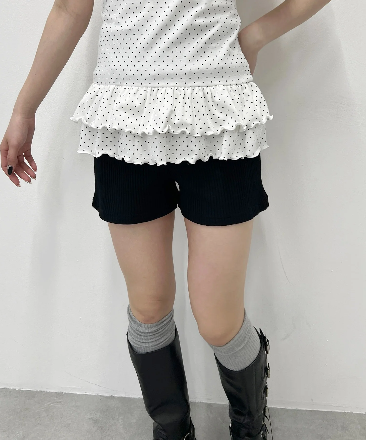 コンパクトリブショートパンツ - Image 16