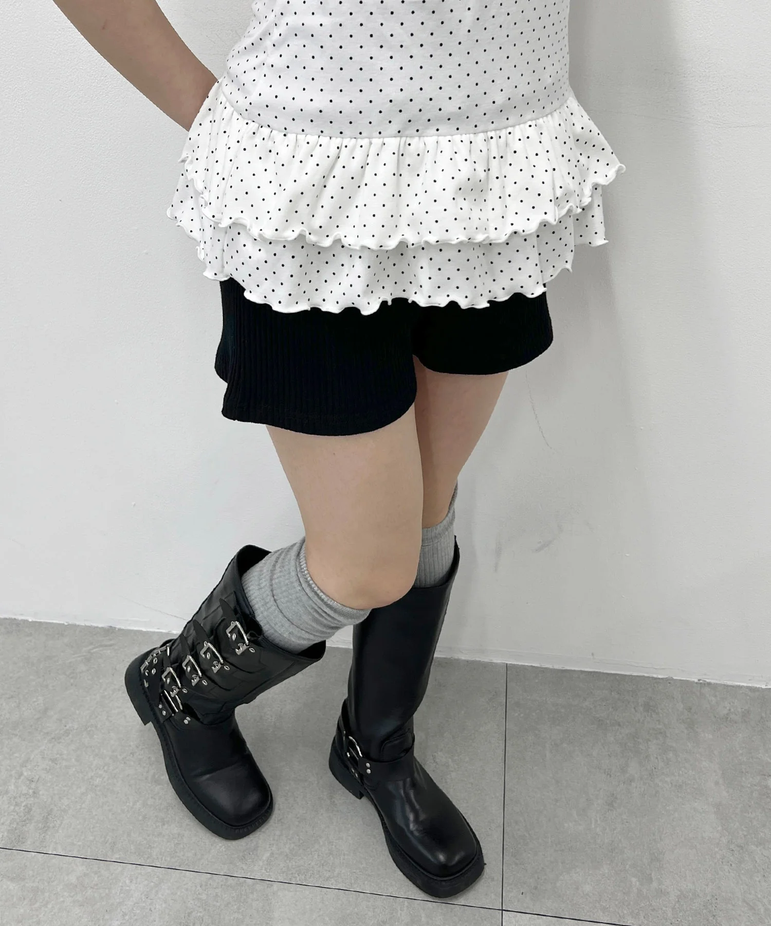 コンパクトリブショートパンツ - Image 17