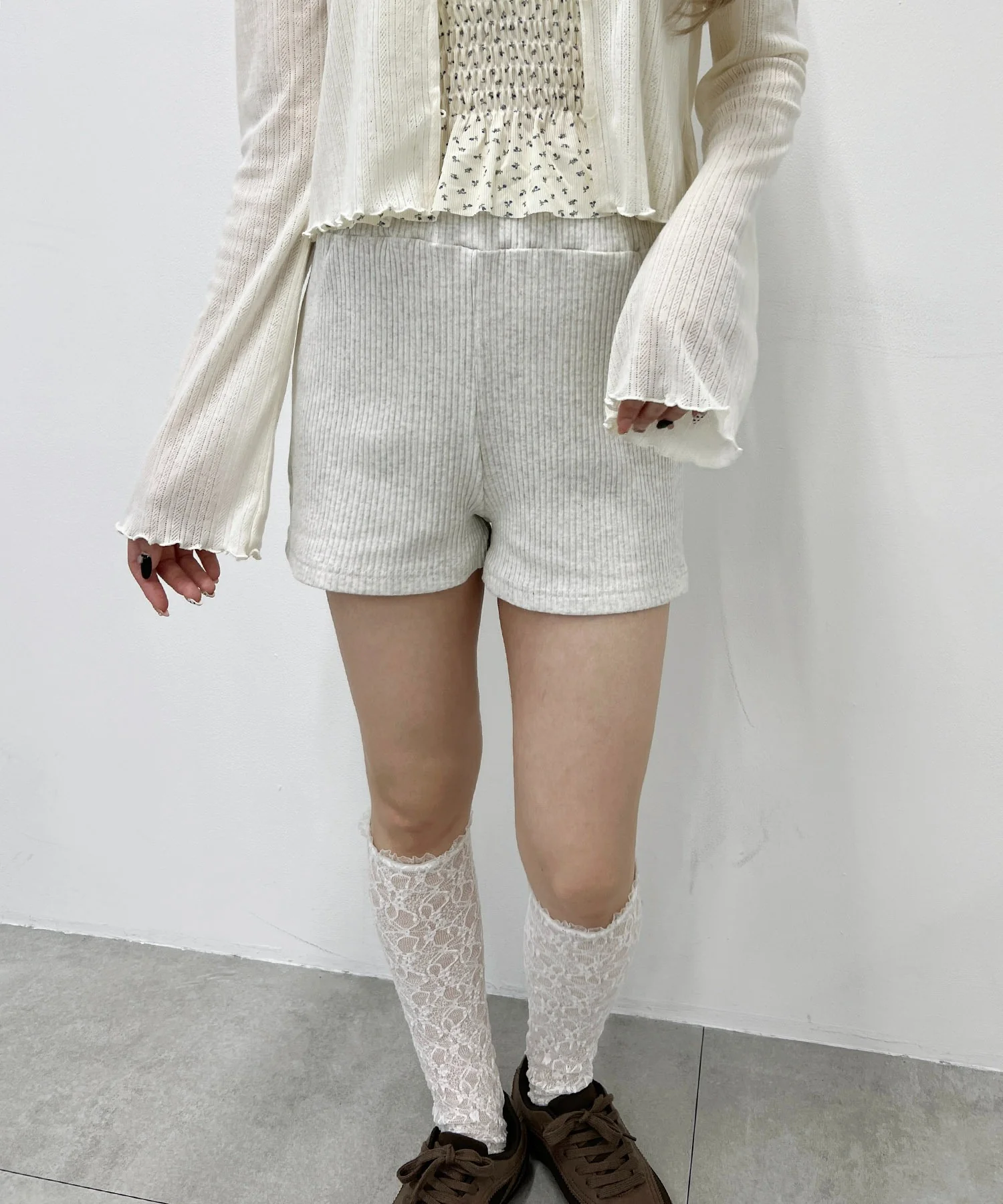 コンパクトリブショートパンツ - Image 6