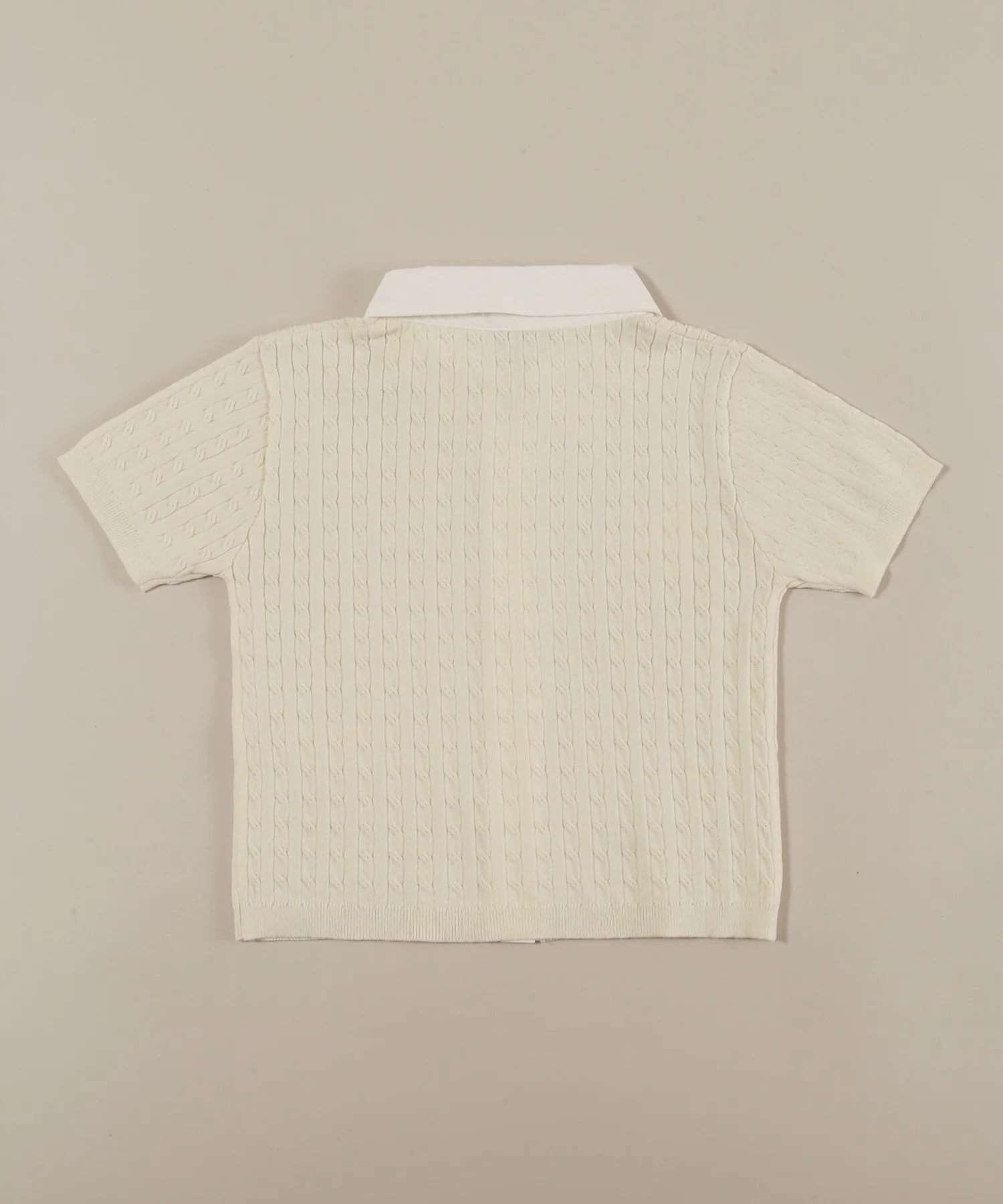 シャツドッキング半袖ニット - Image 14