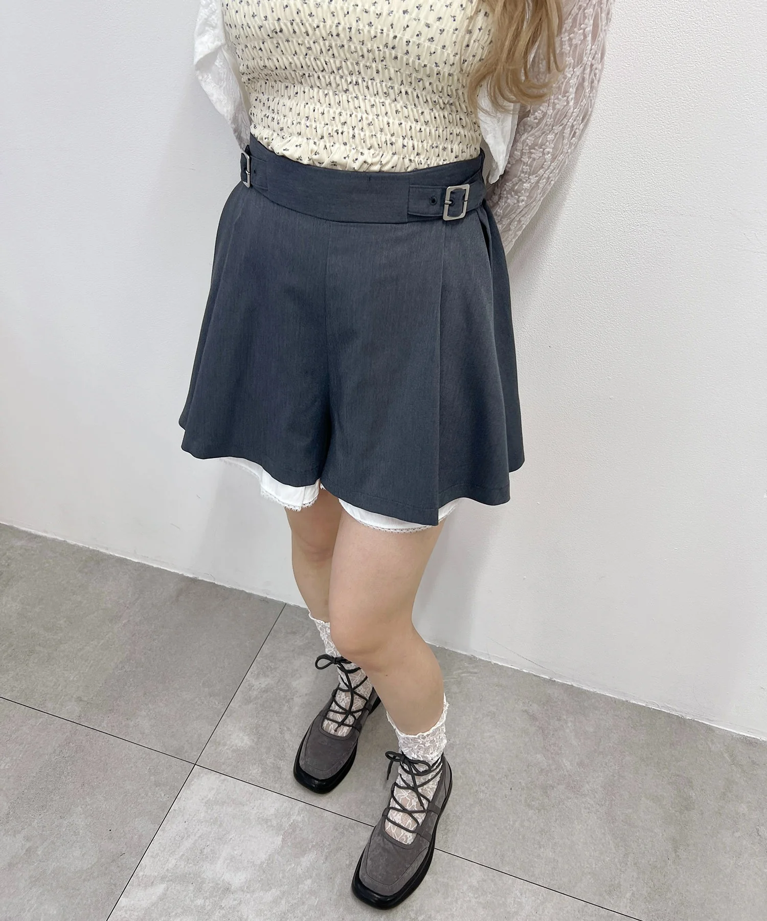 レースレイヤードショートパンツ - Image 4