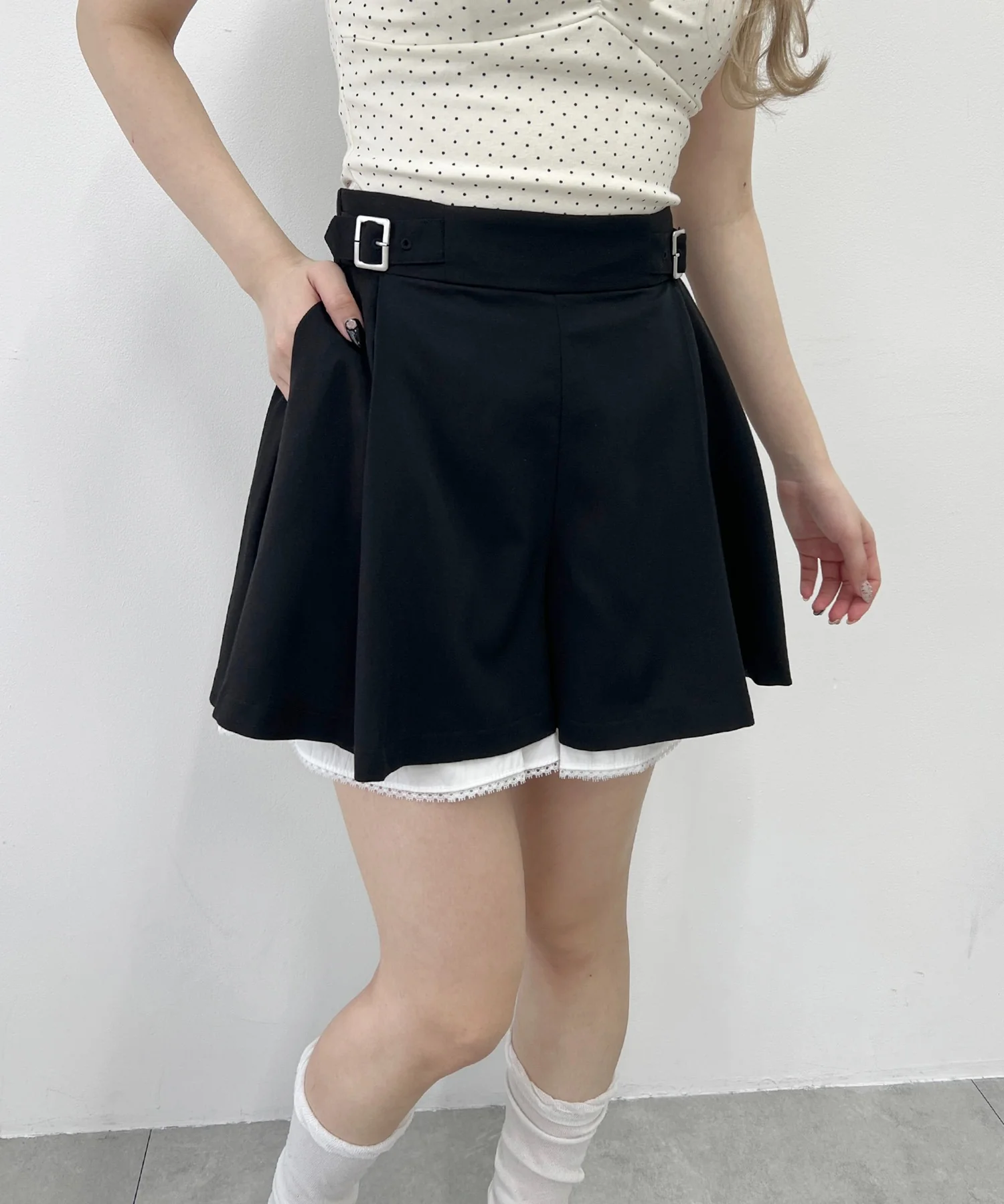 レースレイヤードショートパンツ - Image 6