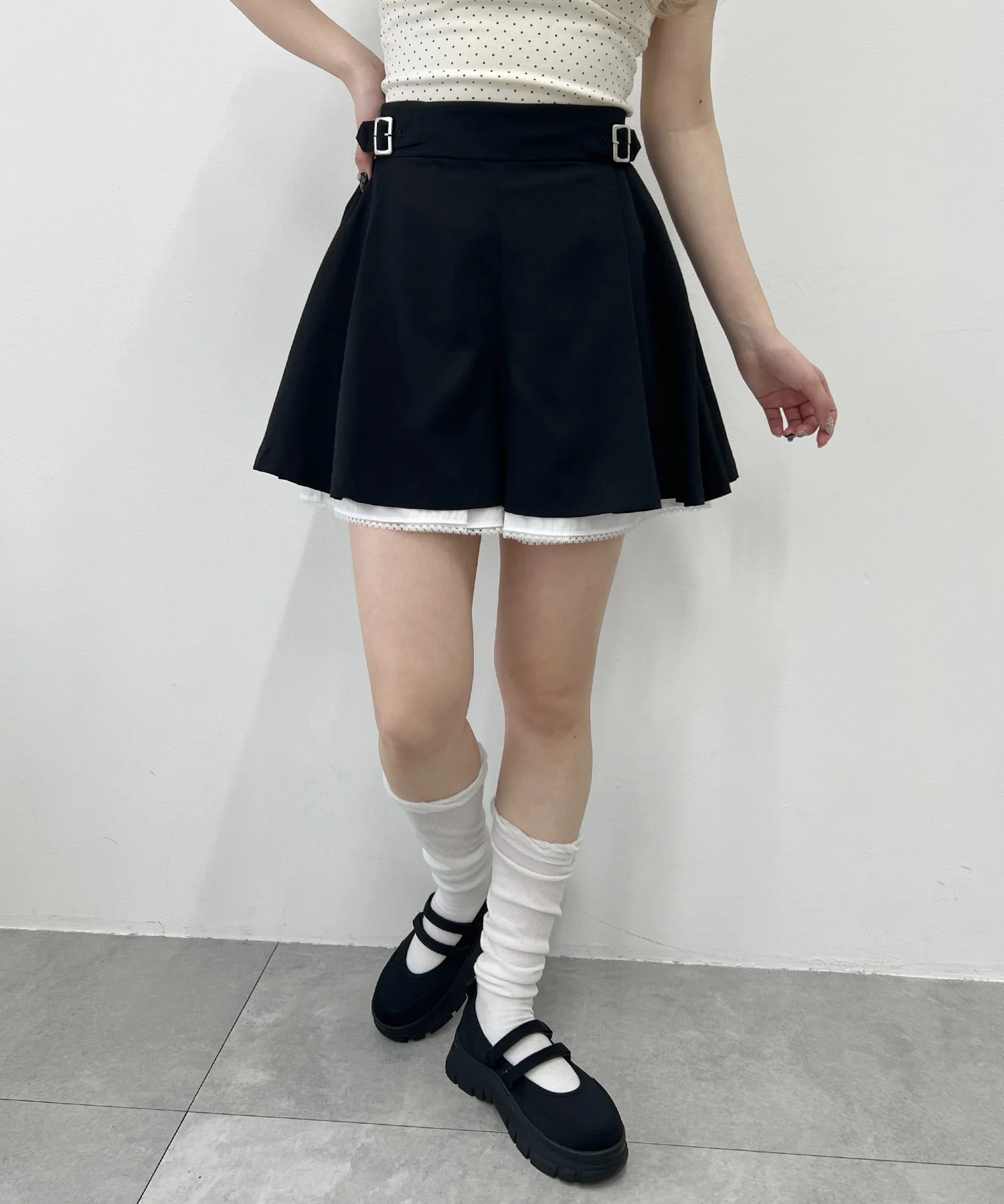 レースレイヤードショートパンツ - Image 7