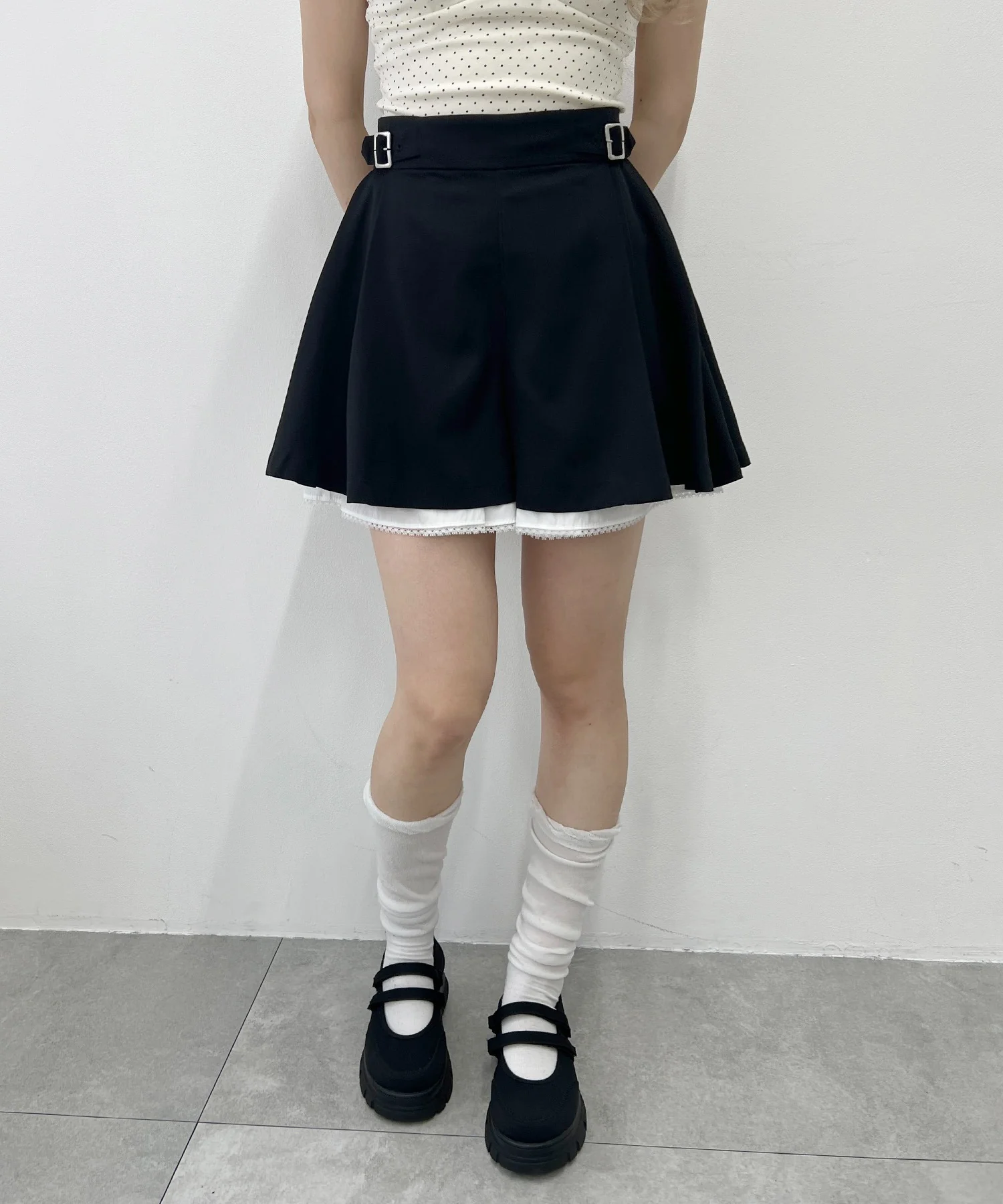 レースレイヤードショートパンツ - Image 8