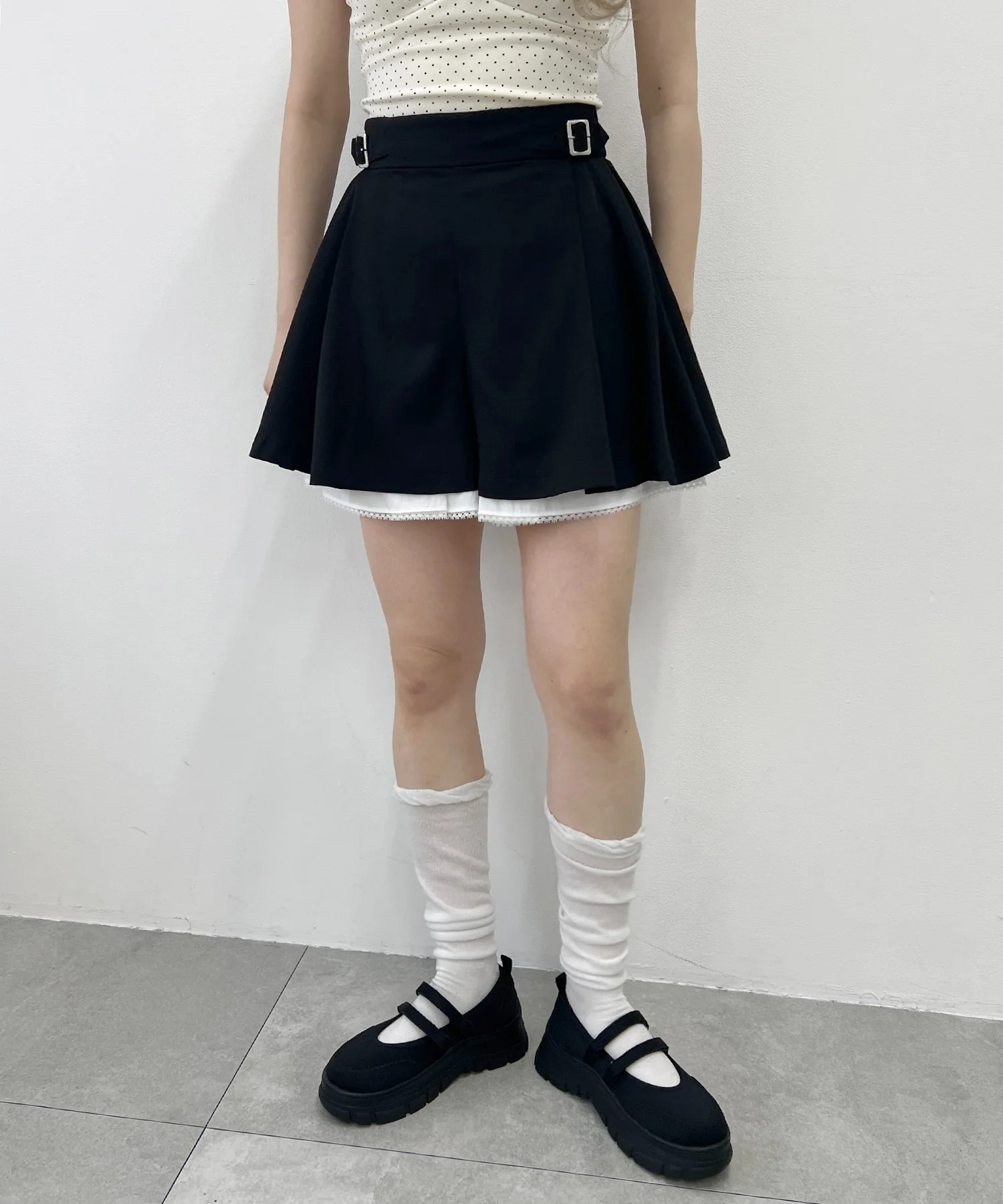 レースレイヤードショートパンツ - Image 9