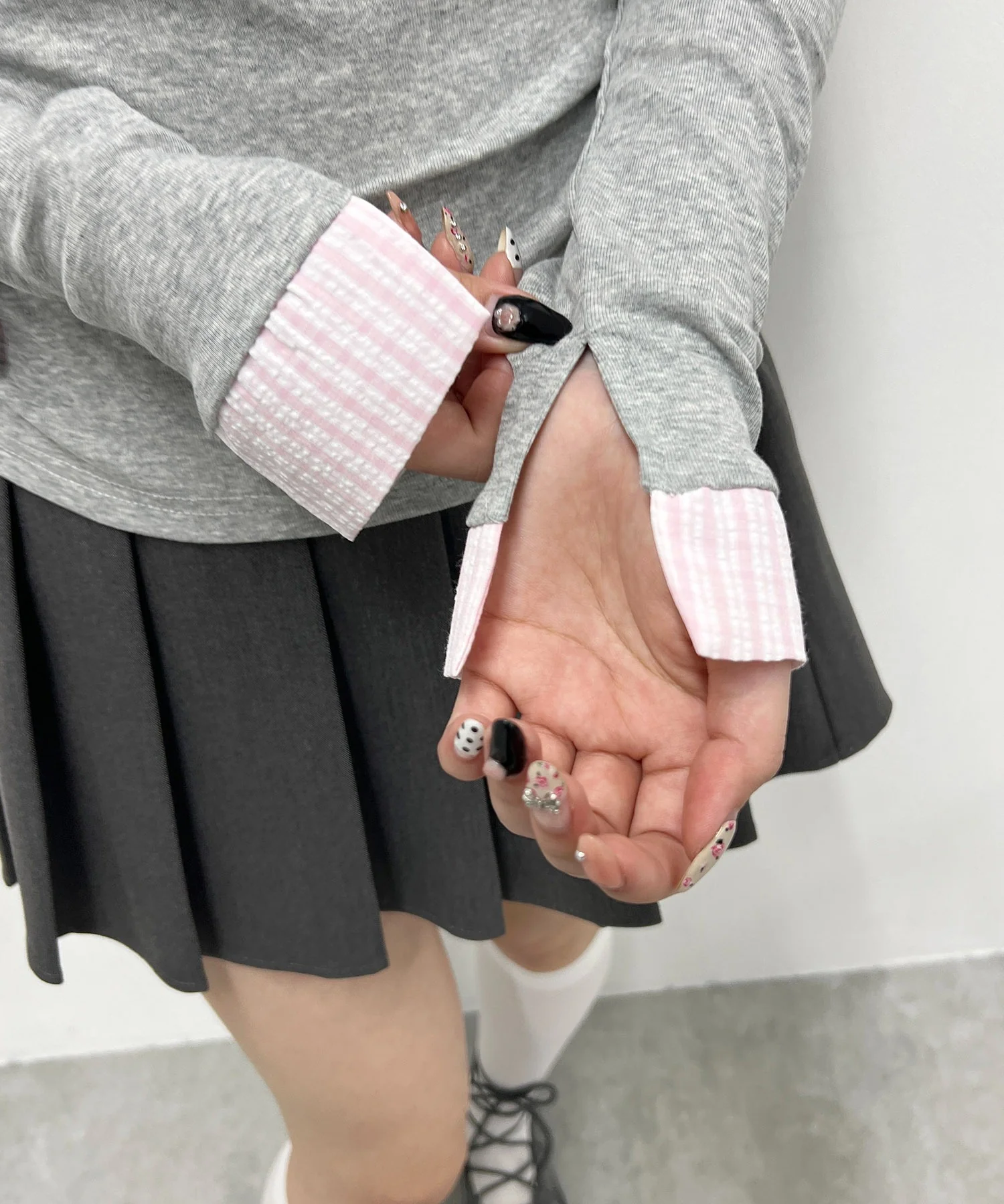 ショルダーリボンオフショルトップス - Image 11