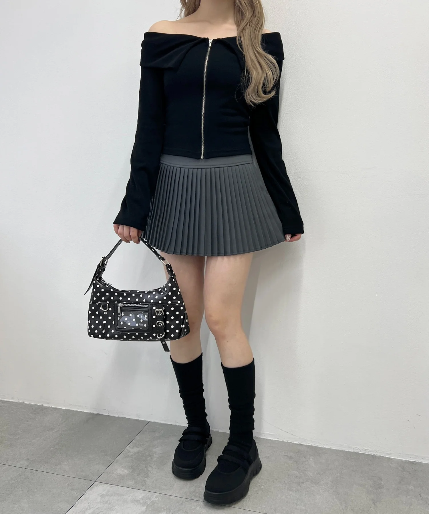 オフショルジップトップス - Image 16