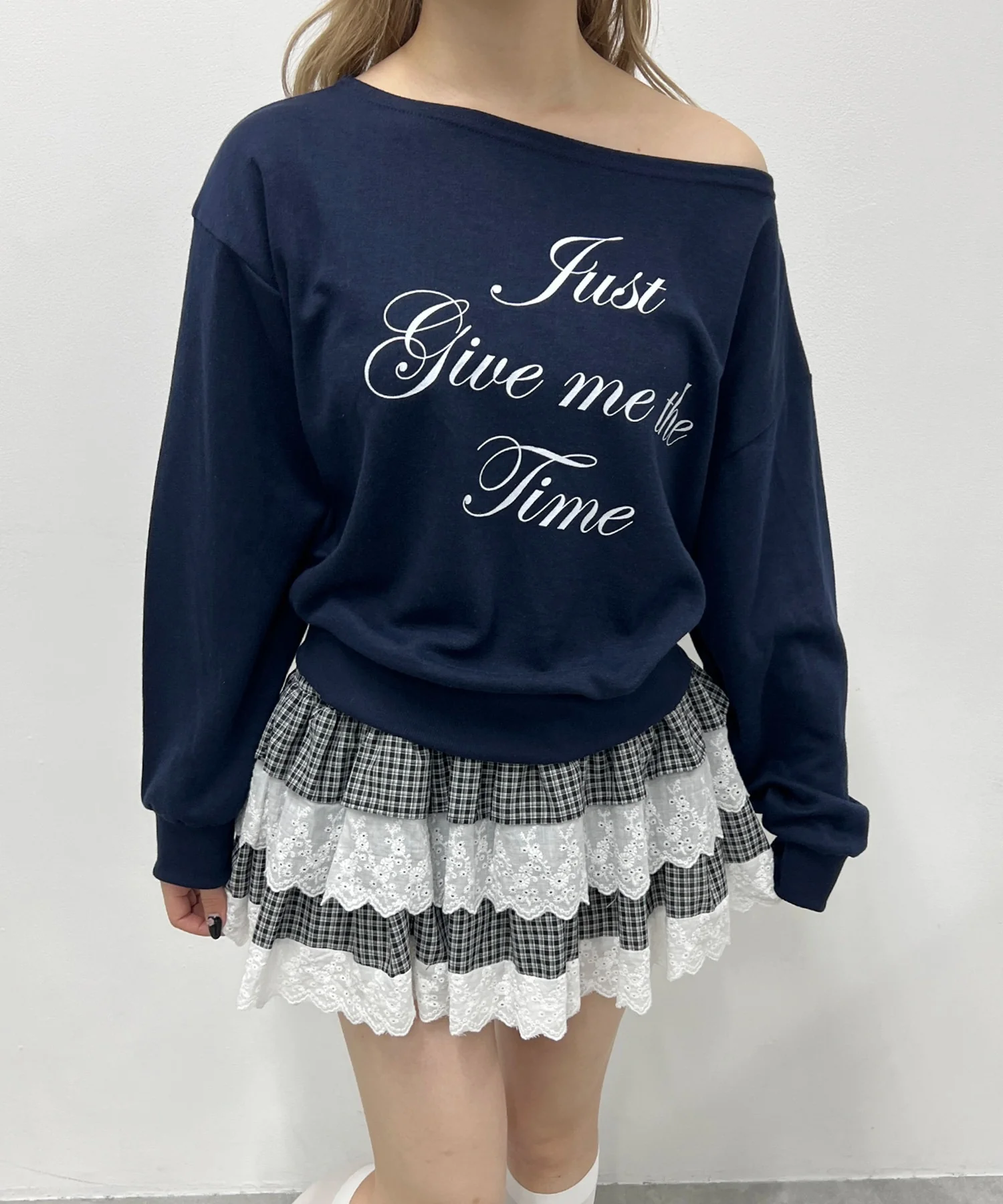 ワンショルメッセージトップス - Image 3