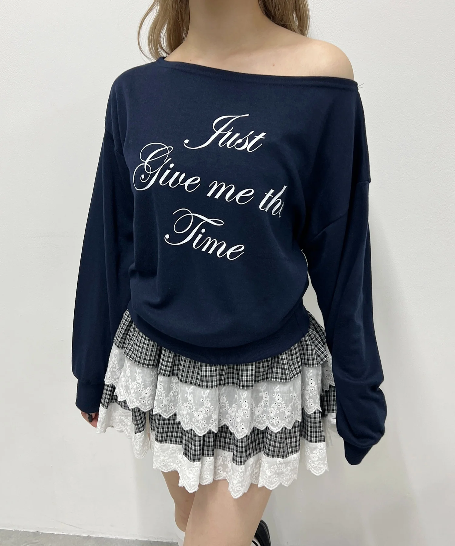 ワンショルメッセージトップス - Image 4