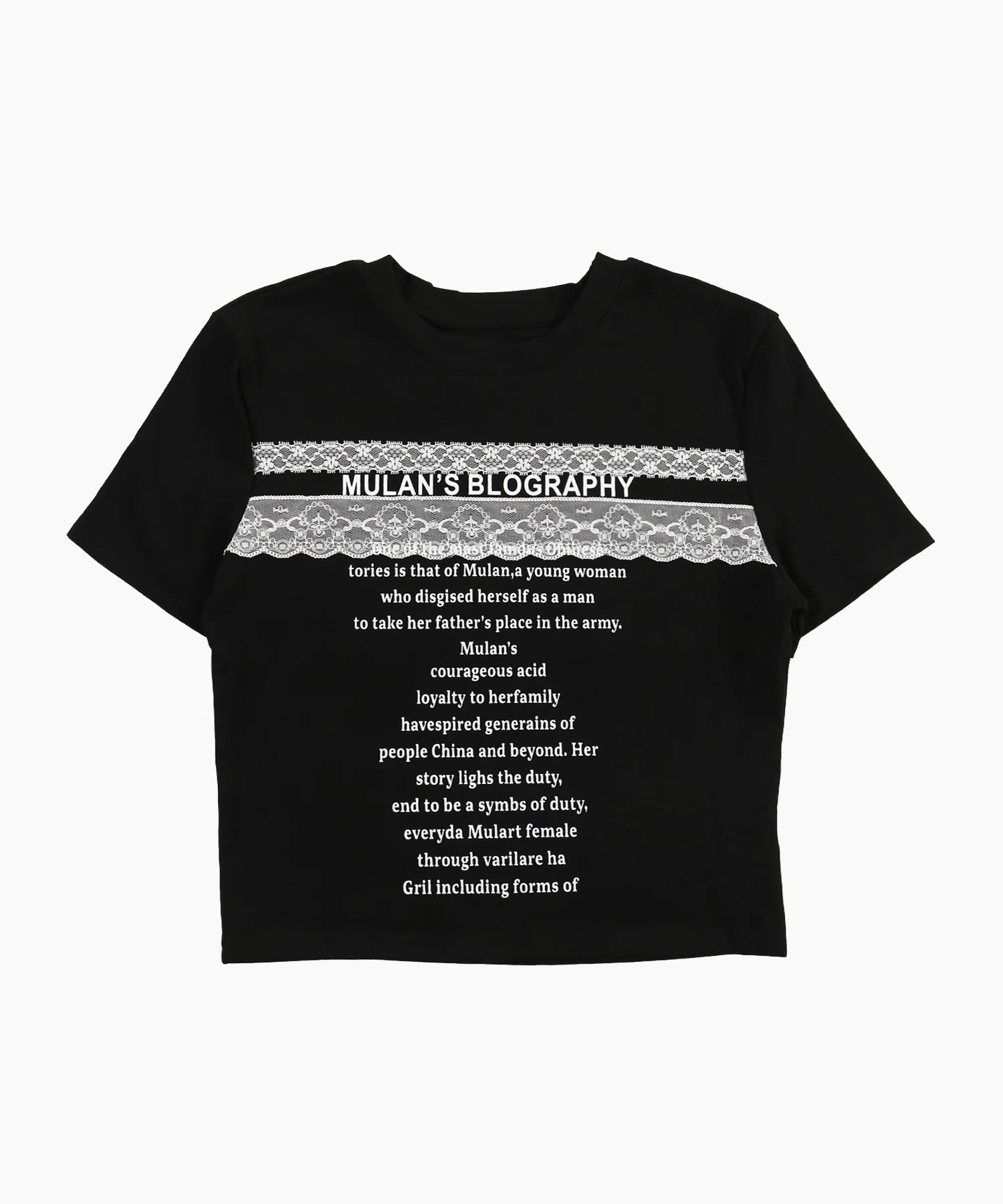 レースデザインチビTシャツ - Image 13
