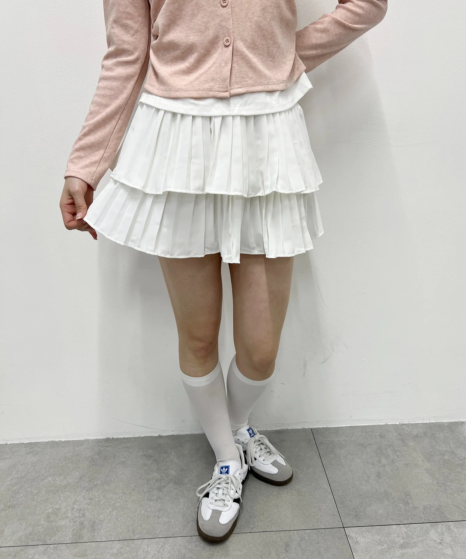2段プリーツミニスカート - Image 13