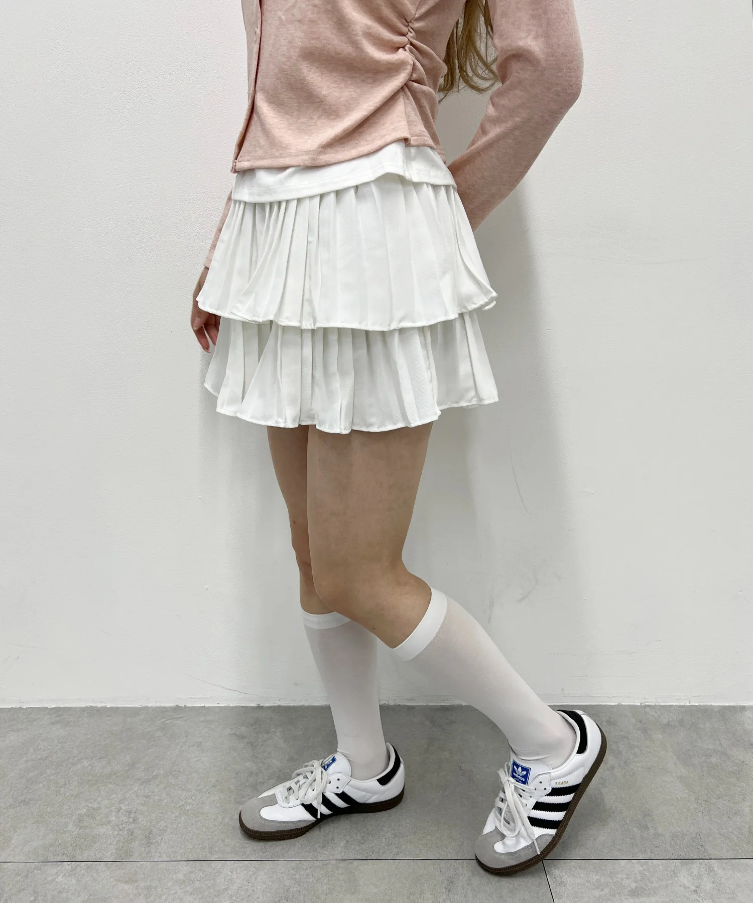 2段プリーツミニスカート - Image 14
