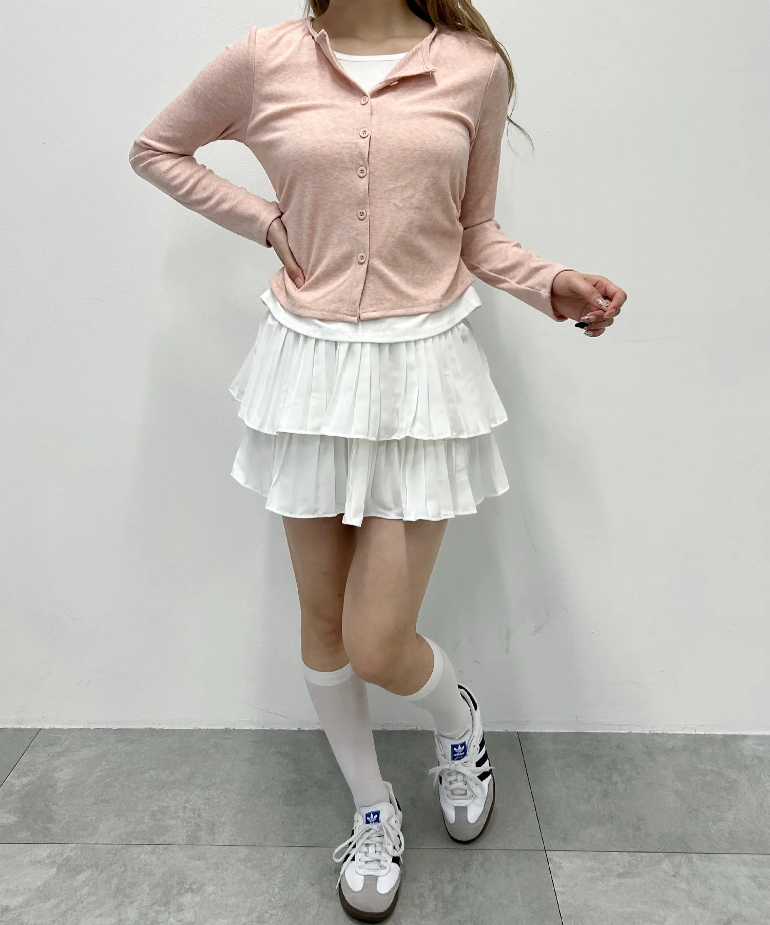 2段プリーツミニスカート - Image 15