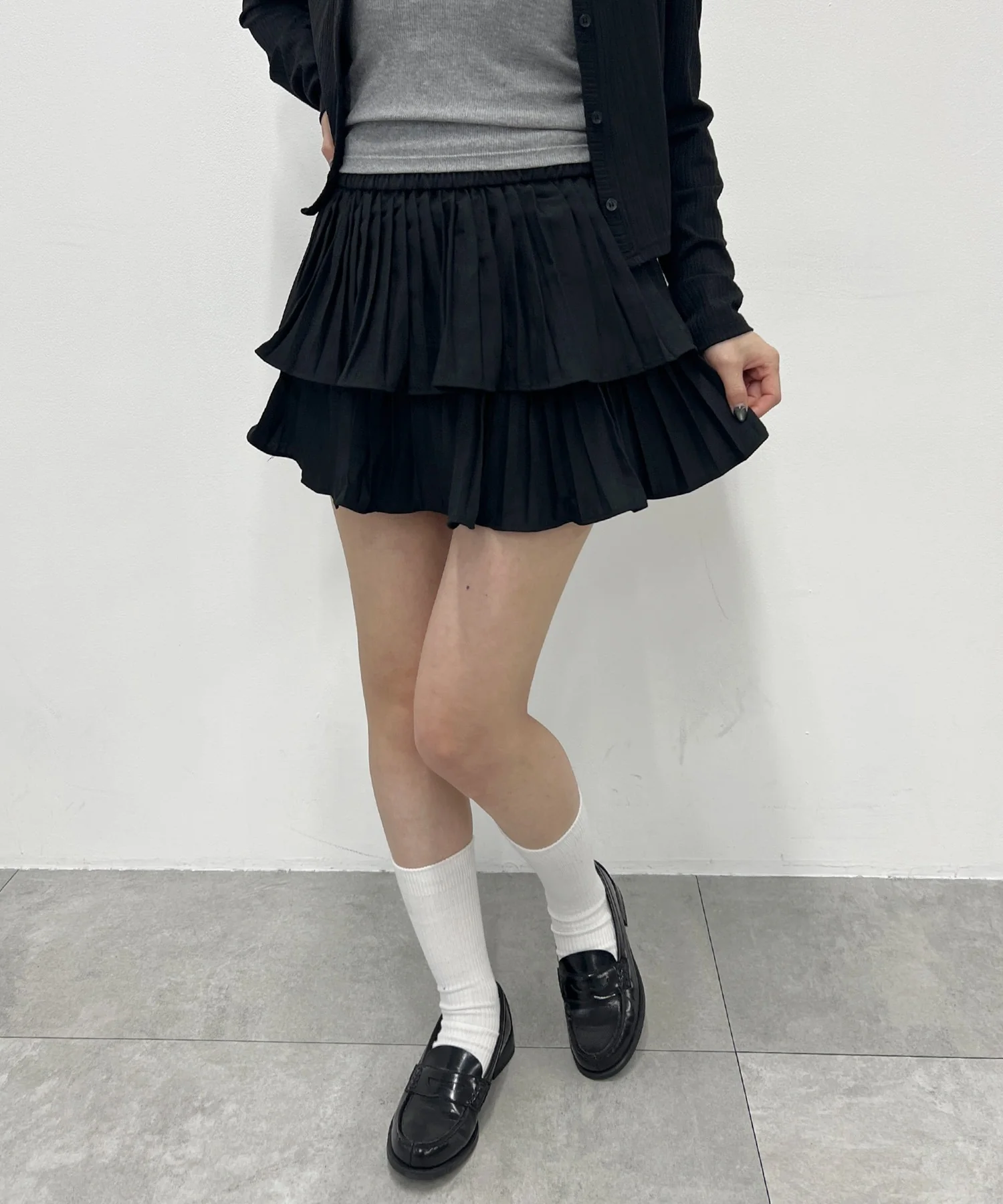 2段プリーツミニスカート - Image 25