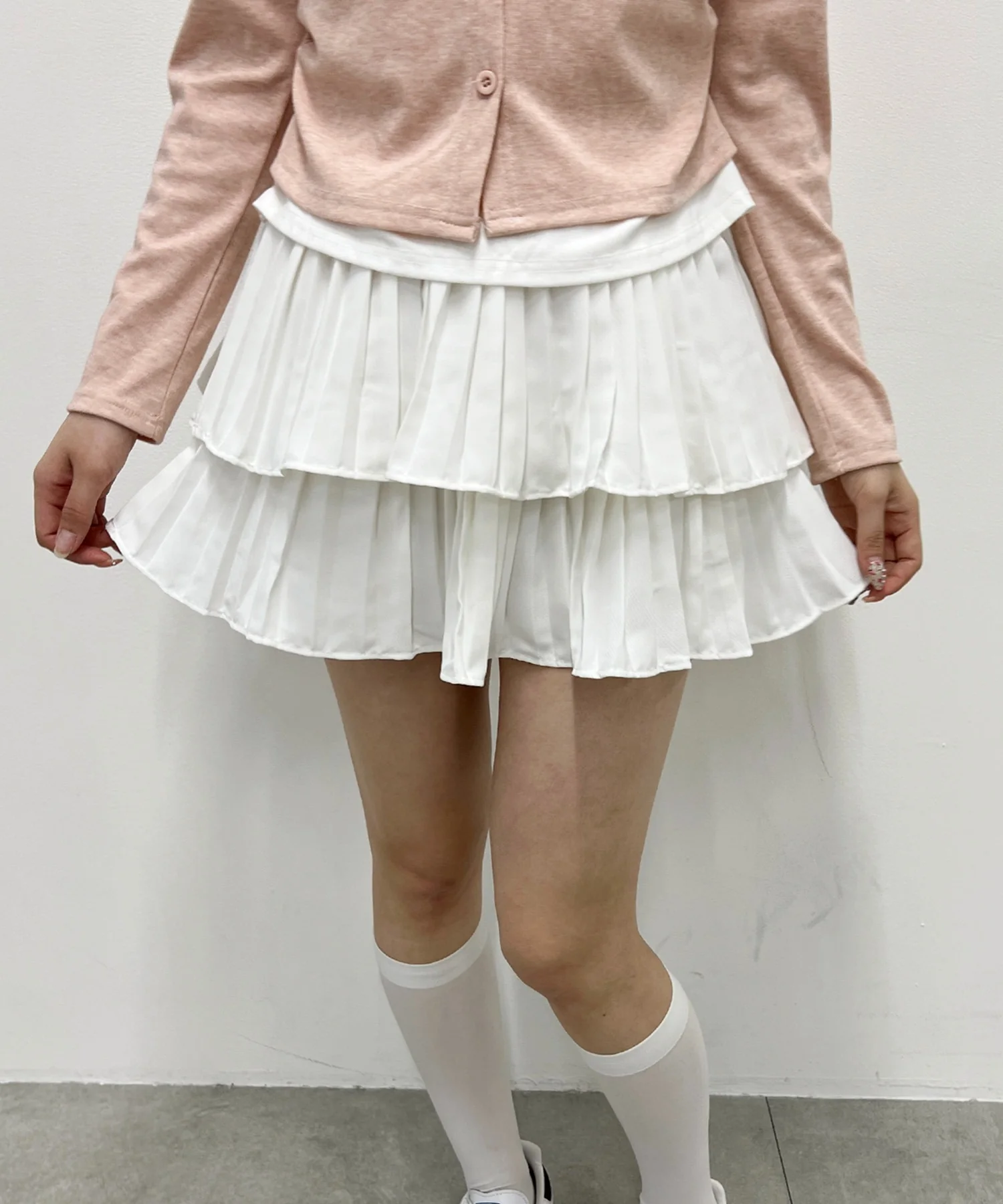 2段プリーツミニスカート - Image 34
