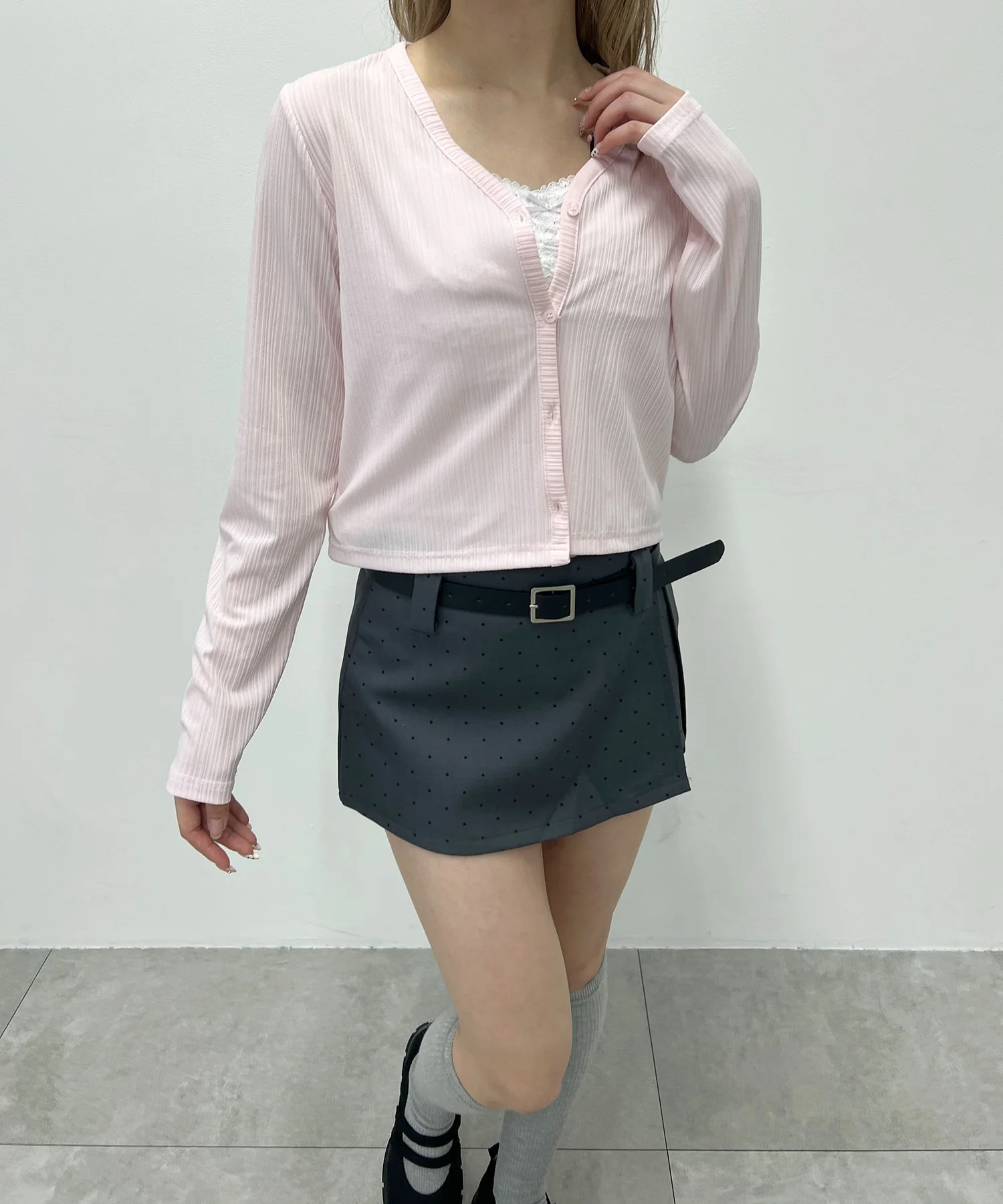 シンプルショートカーディガン - Image 6