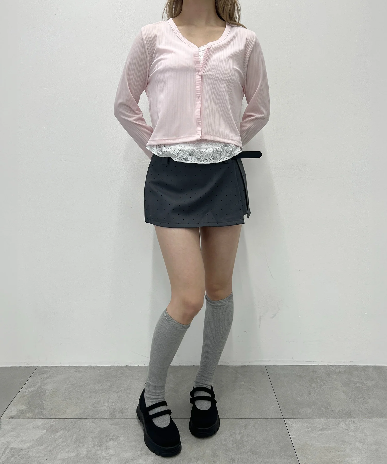 シンプルショートカーディガン - Image 7