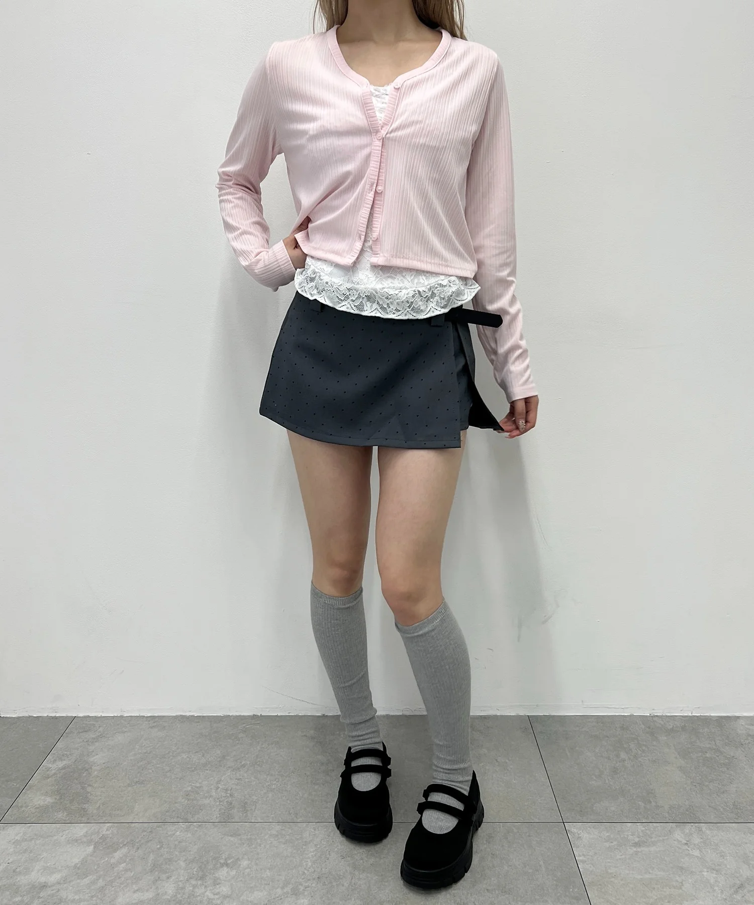 シンプルショートカーディガン - Image 8