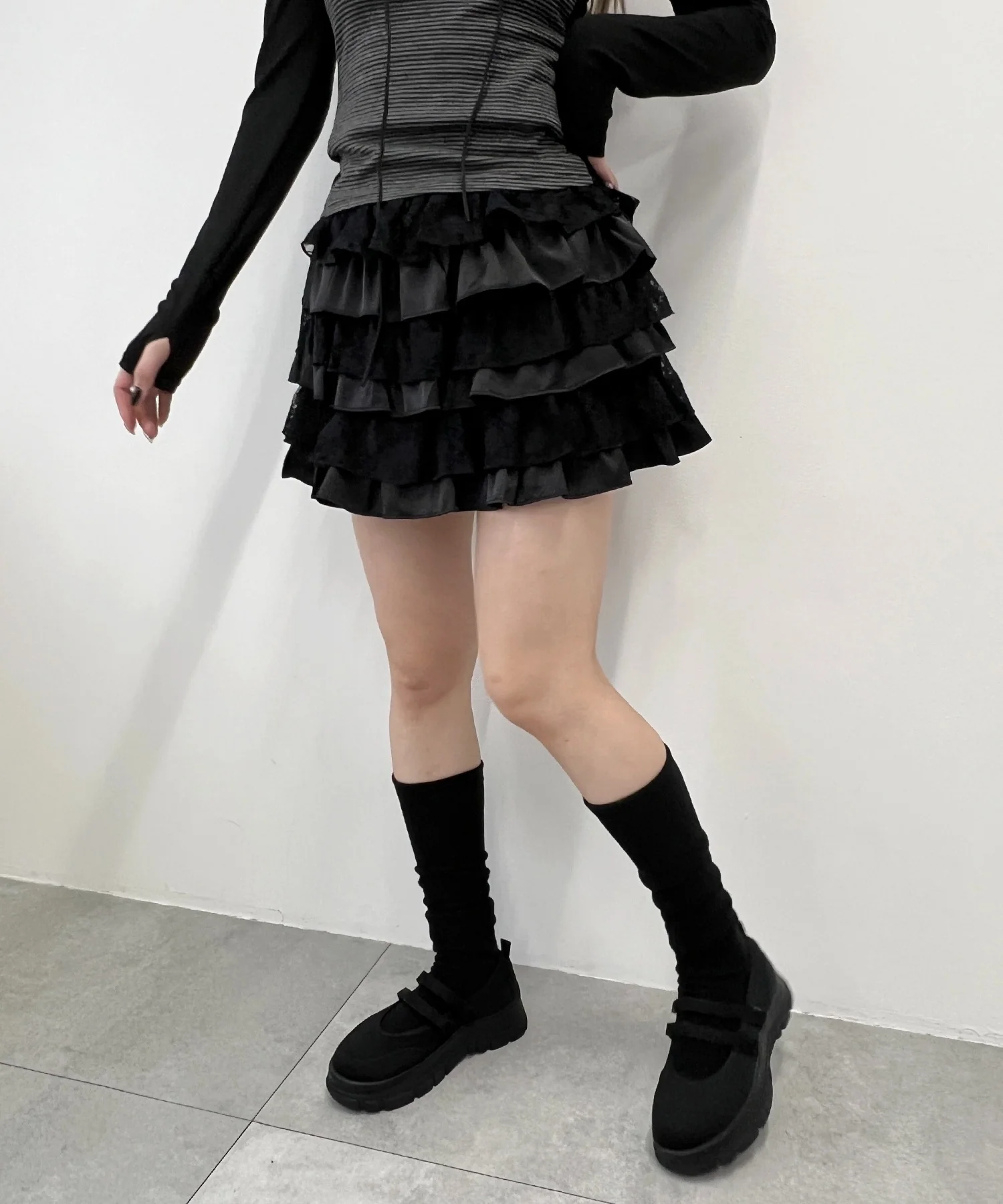 レースコンビフリルミニスカート - Image 13
