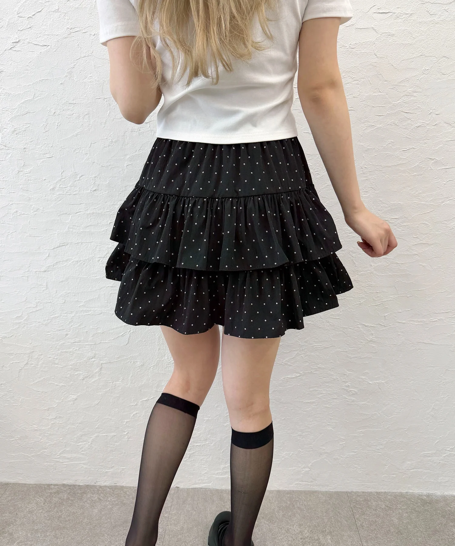 ドット2段フリルミニスカート - Image 19