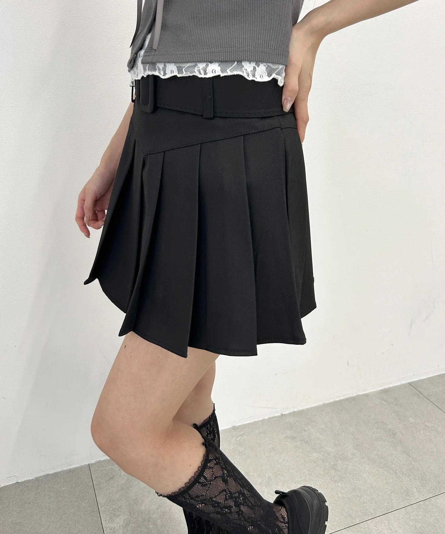 ベルトセットプリーツスカート - Image 13