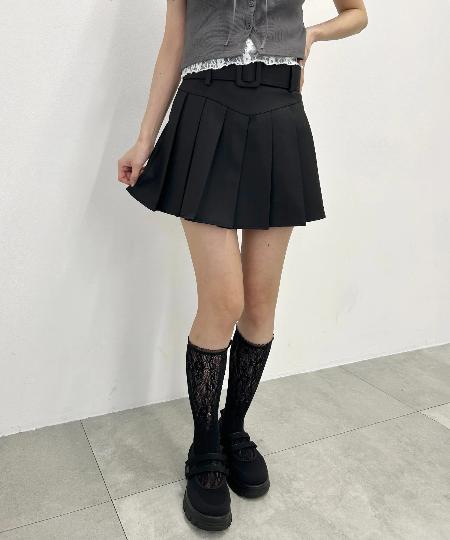 ベルトセットプリーツスカート - Image 14