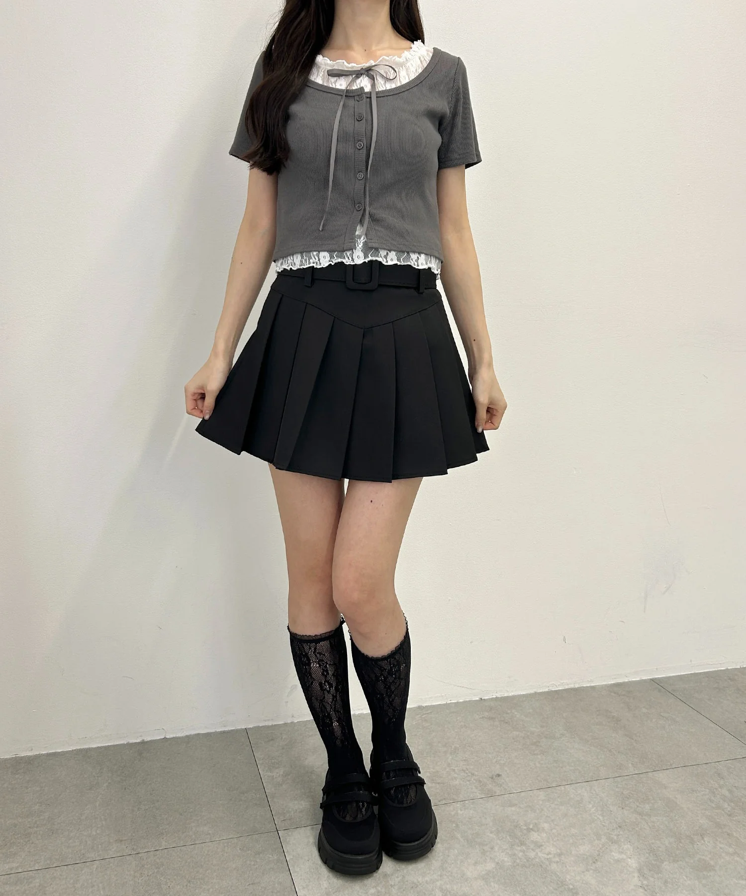 ベルトセットプリーツスカート - Image 16